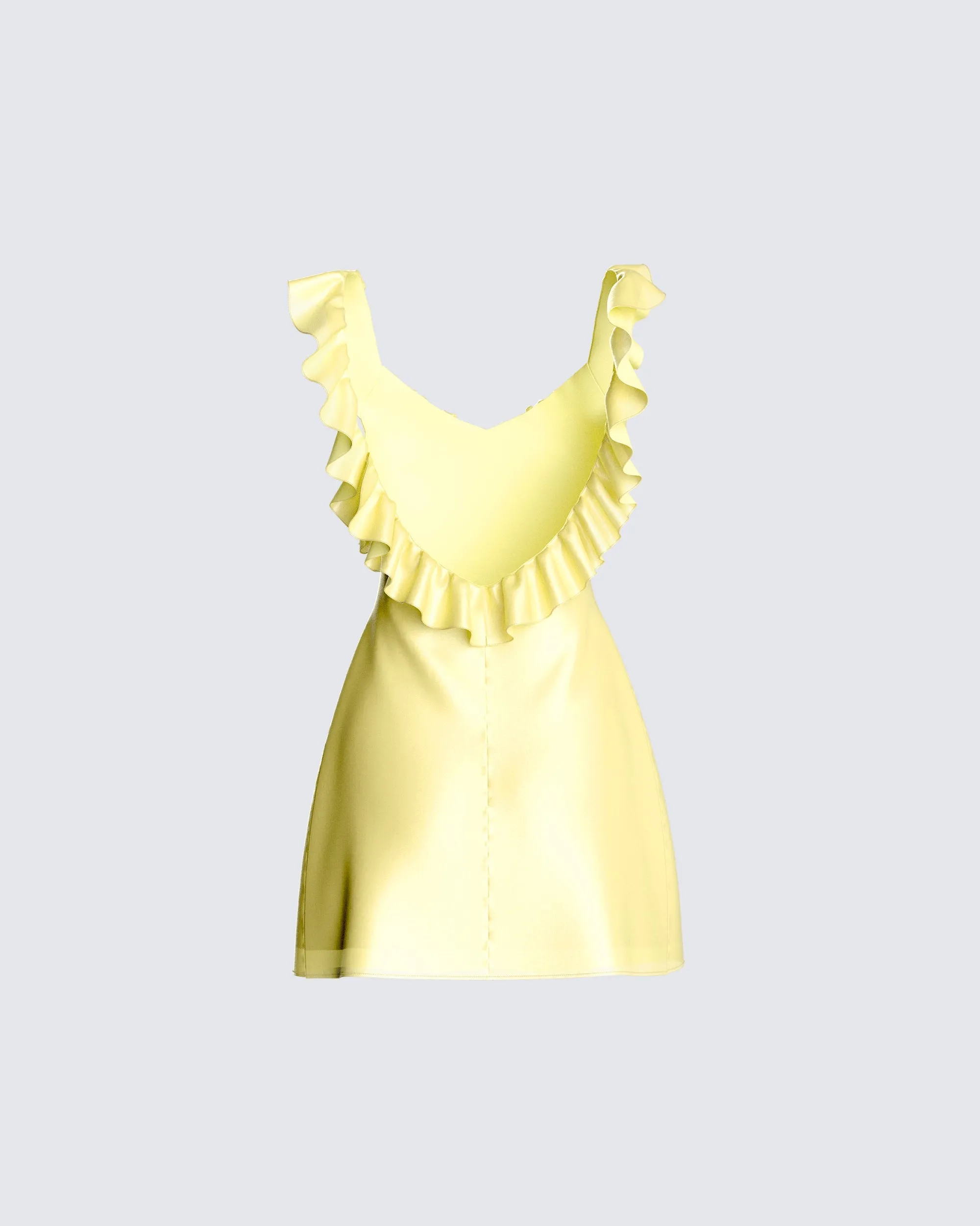 Matilda Yellow Mini Dress sold by Finesse product image thumbnail 3