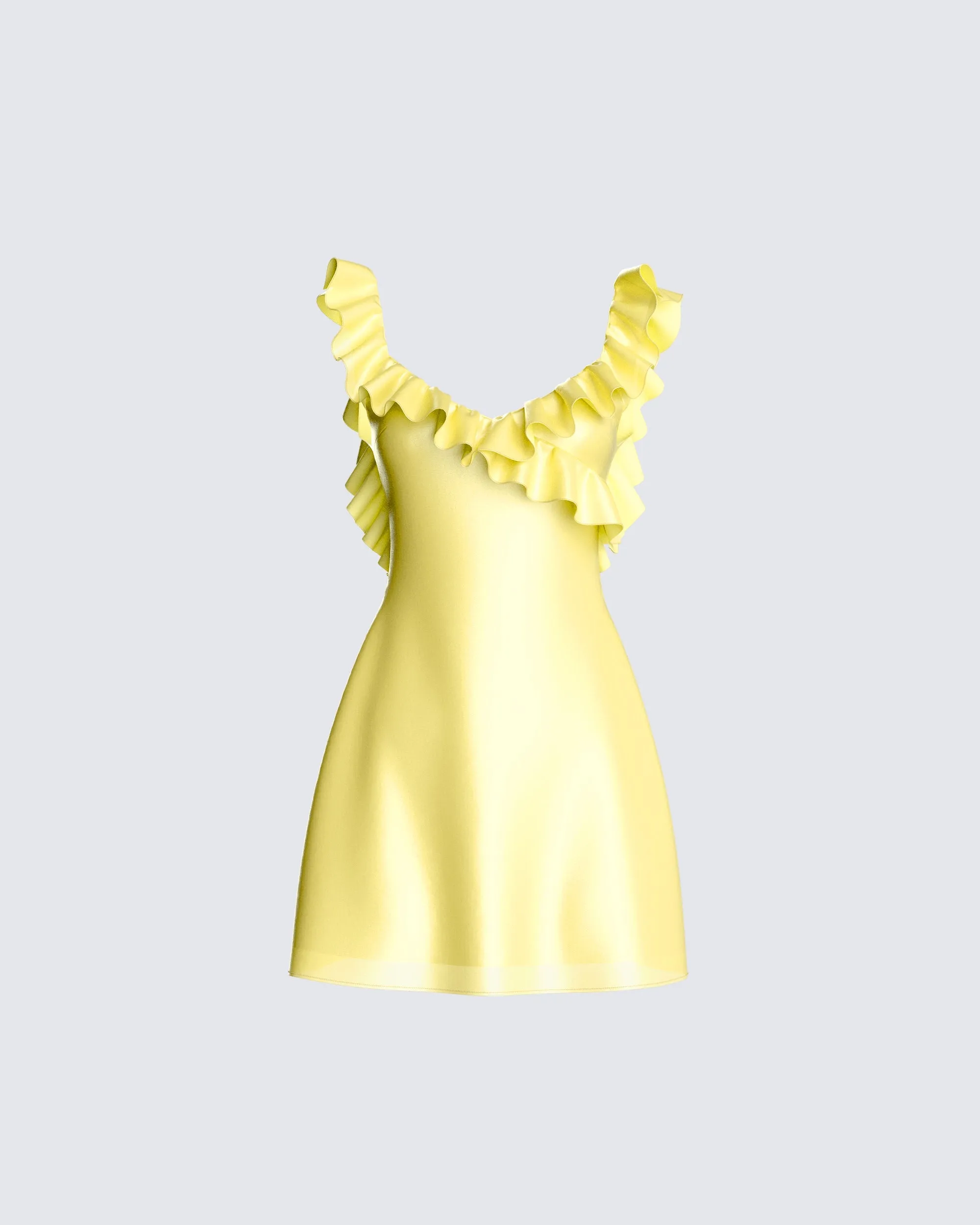 Matilda Yellow Mini Dress sold by Finesse