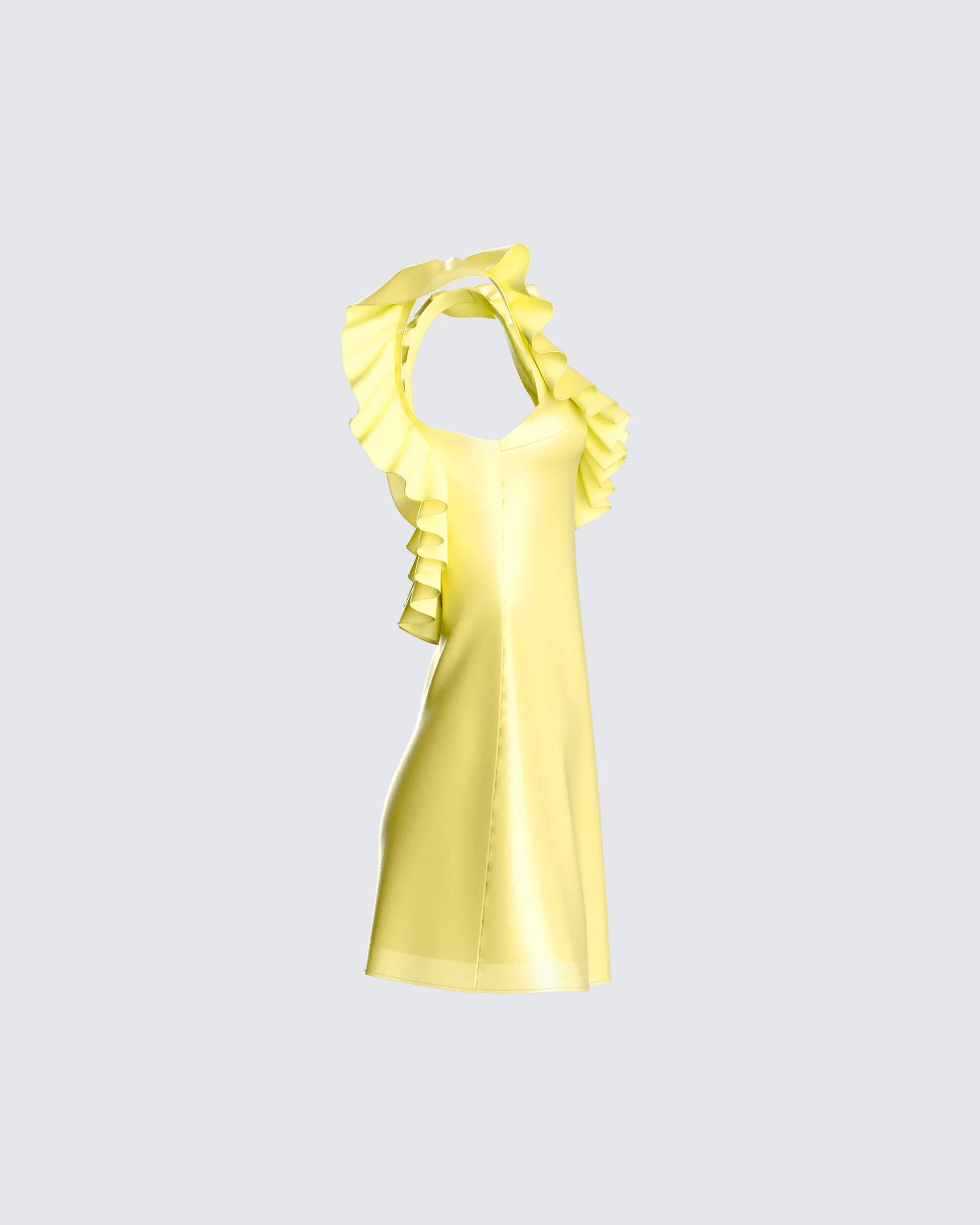 Matilda Yellow Mini Dress sold by Finesse product image thumbnail 2