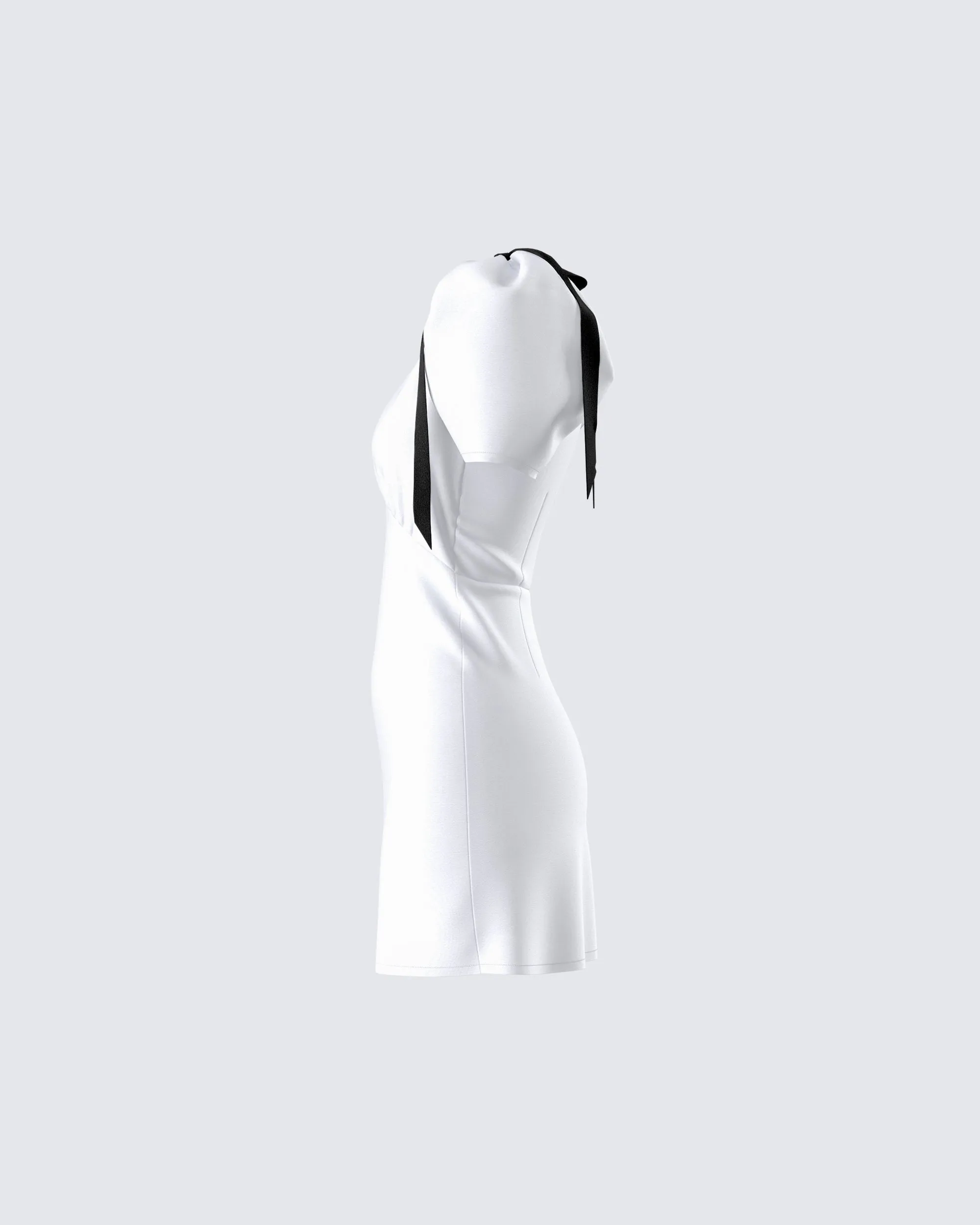 Rupa White Puff Sleeve Mini Dress sold by Finesse product image thumbnail 2