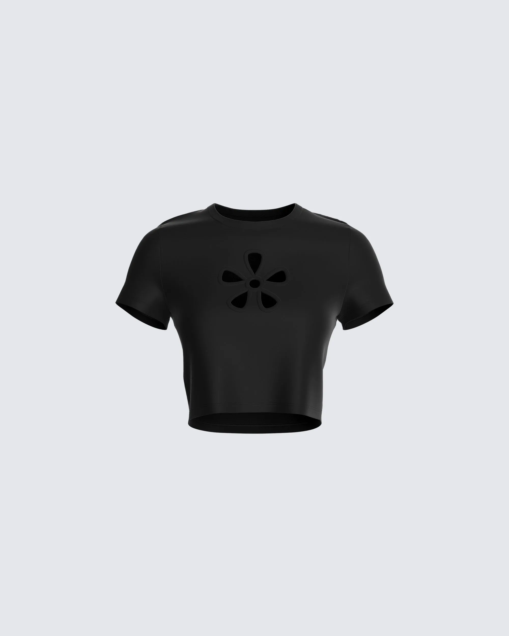 Jesse Black Cropped Top sold by Finesse