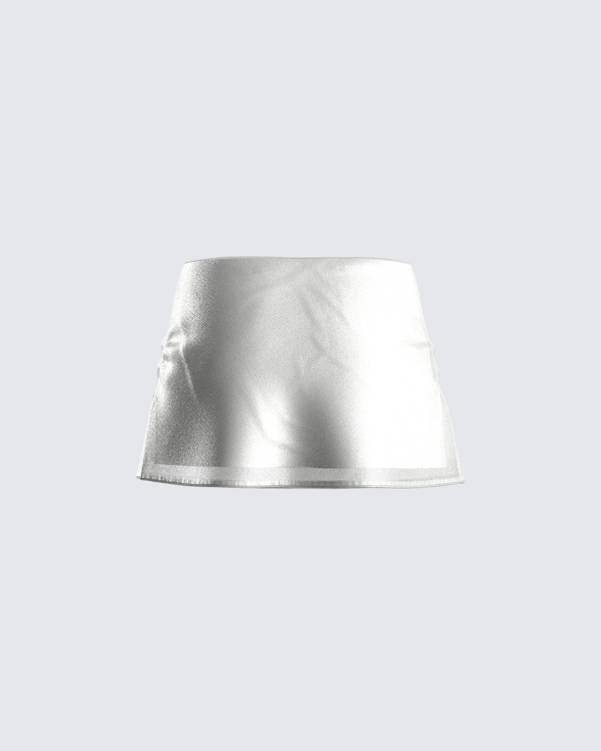 Dory White Chiffon Mini Skirt sold by Finesse product image thumbnail 3