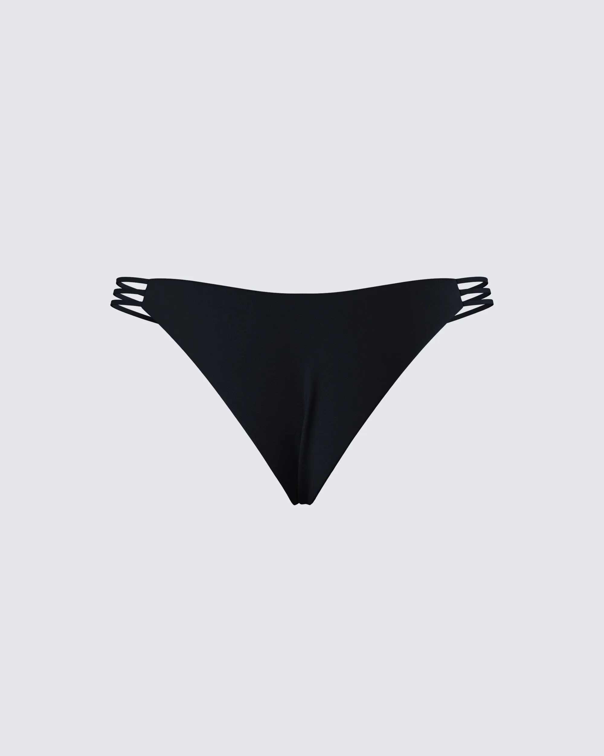Halsey Black Cheeky Bikini Bottom sold by Finesse product image thumbnail 3