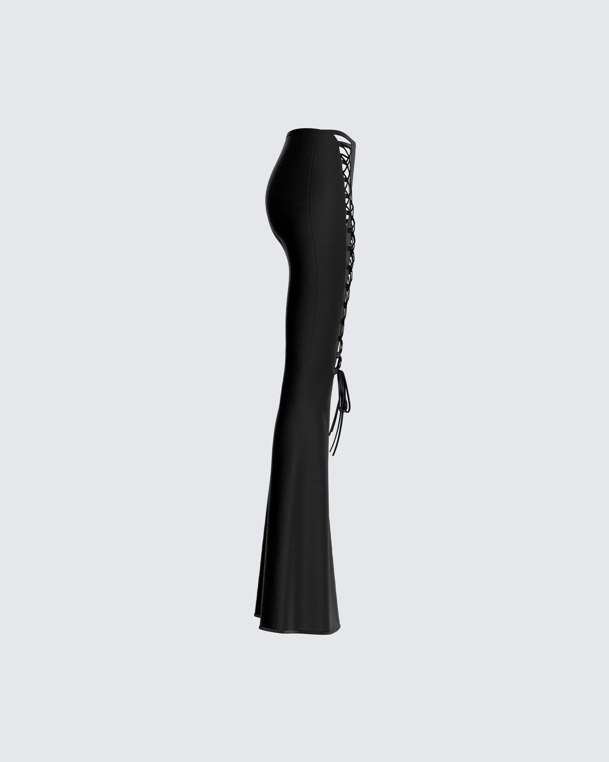 Brady Black Lace Up Pant sold by Finesse product image thumbnail 2