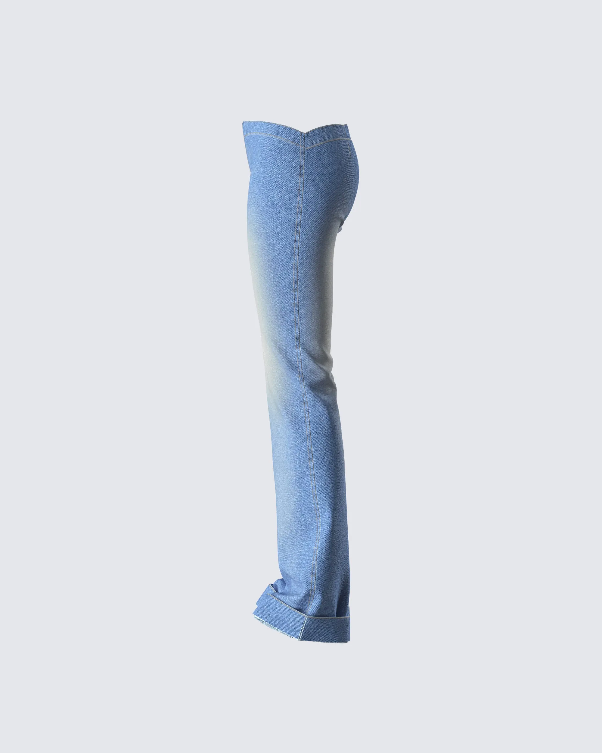 Juliana Blue Denim Low Rise Jean sold by Finesse product image thumbnail 2