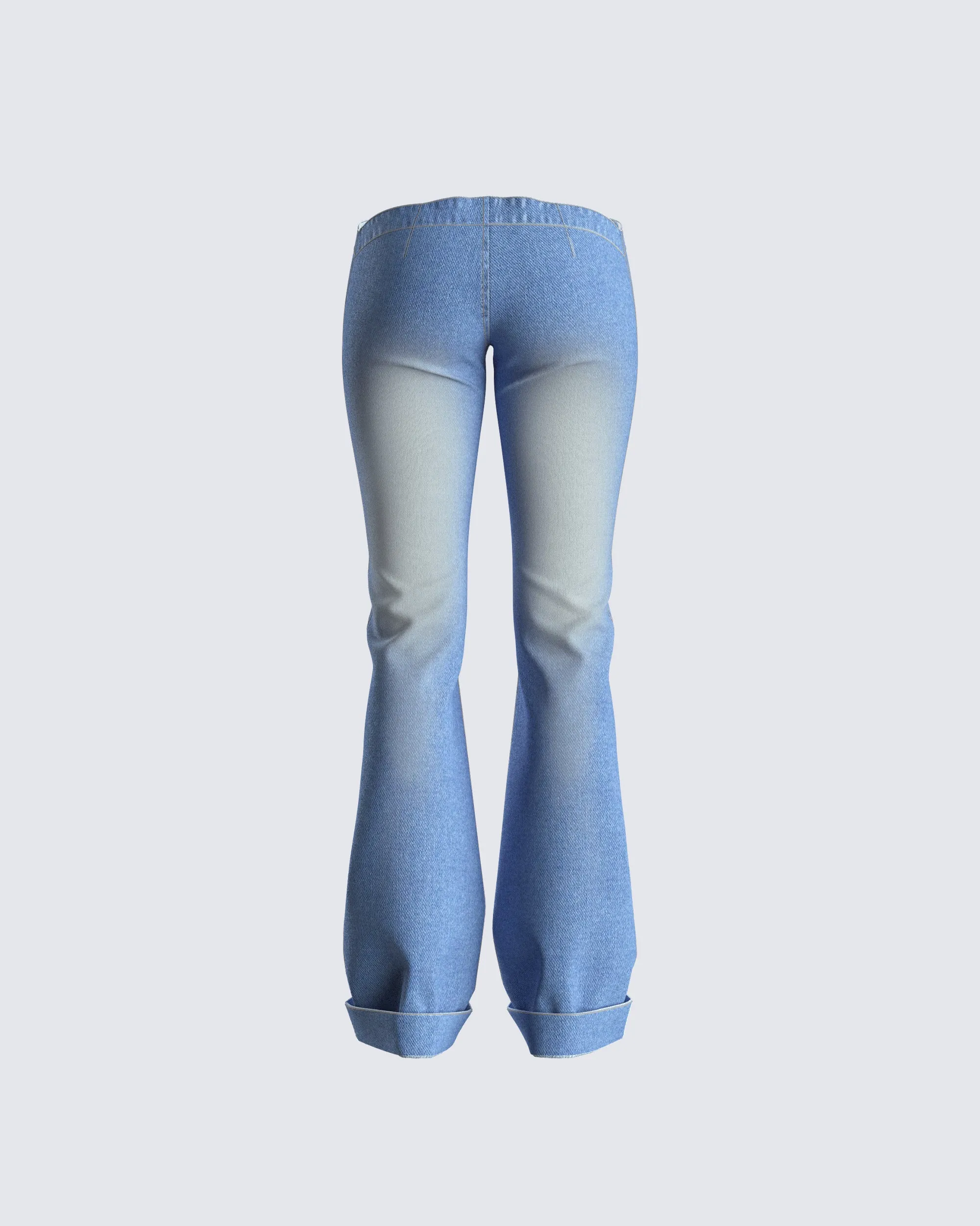 Juliana Blue Denim Low Rise Jean sold by Finesse product image thumbnail 3