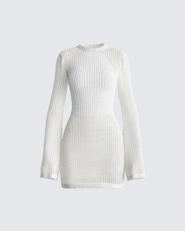 Angelina Ivory Mini Dress sold by Finesse