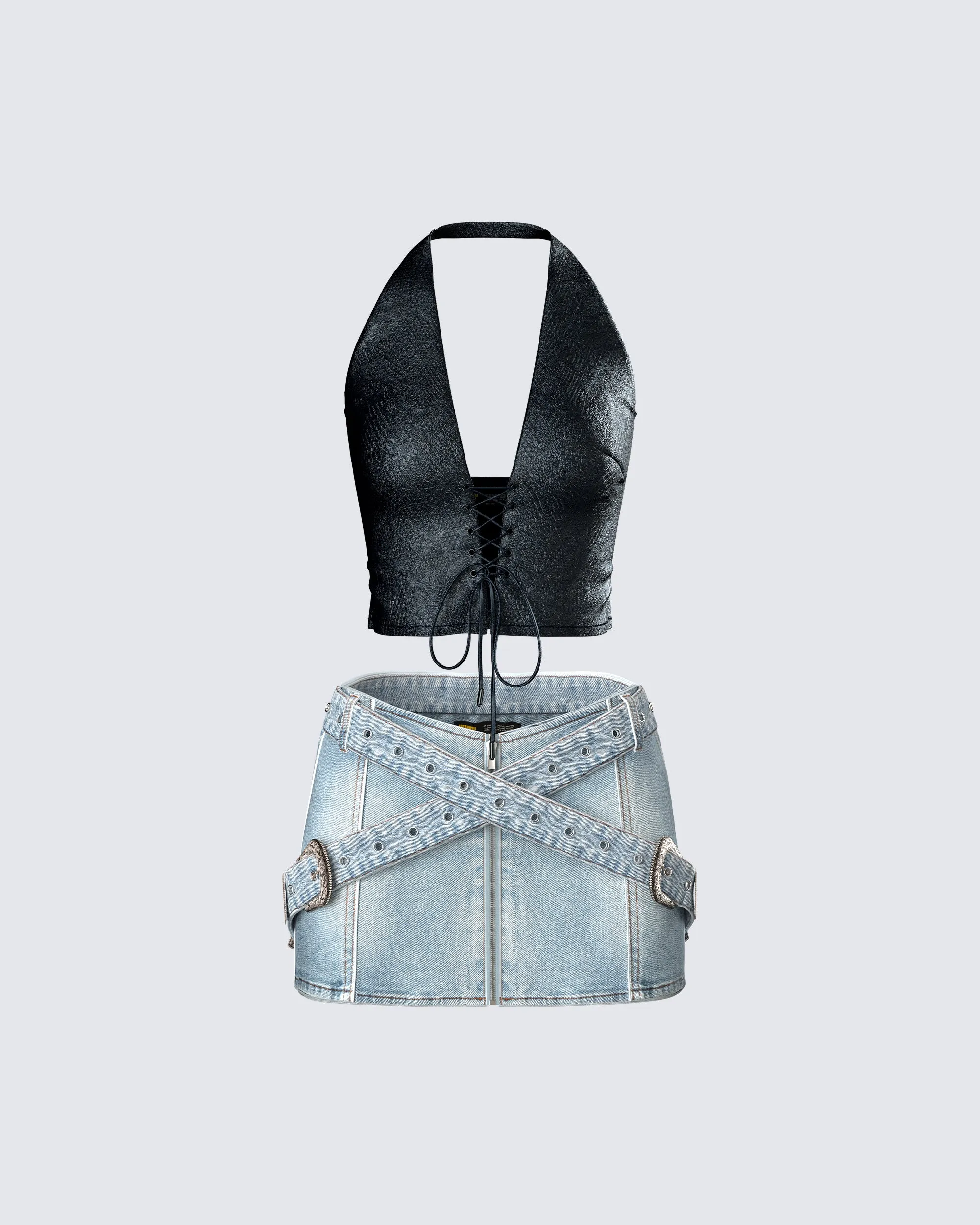 Selena Belted Set sold by Finesse