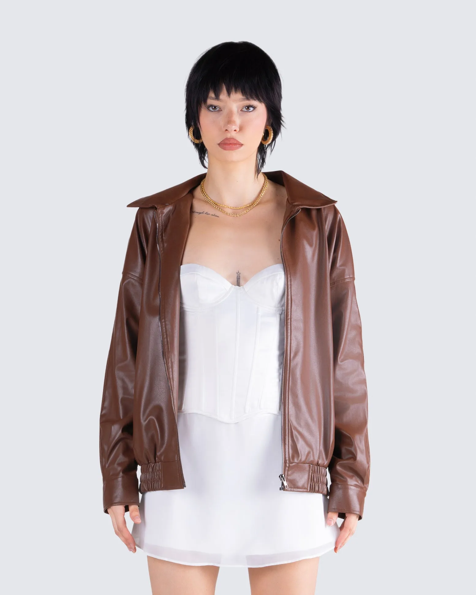 Danny Brown Vegan Leather Jacket sold by Finesse product image thumbnail 4