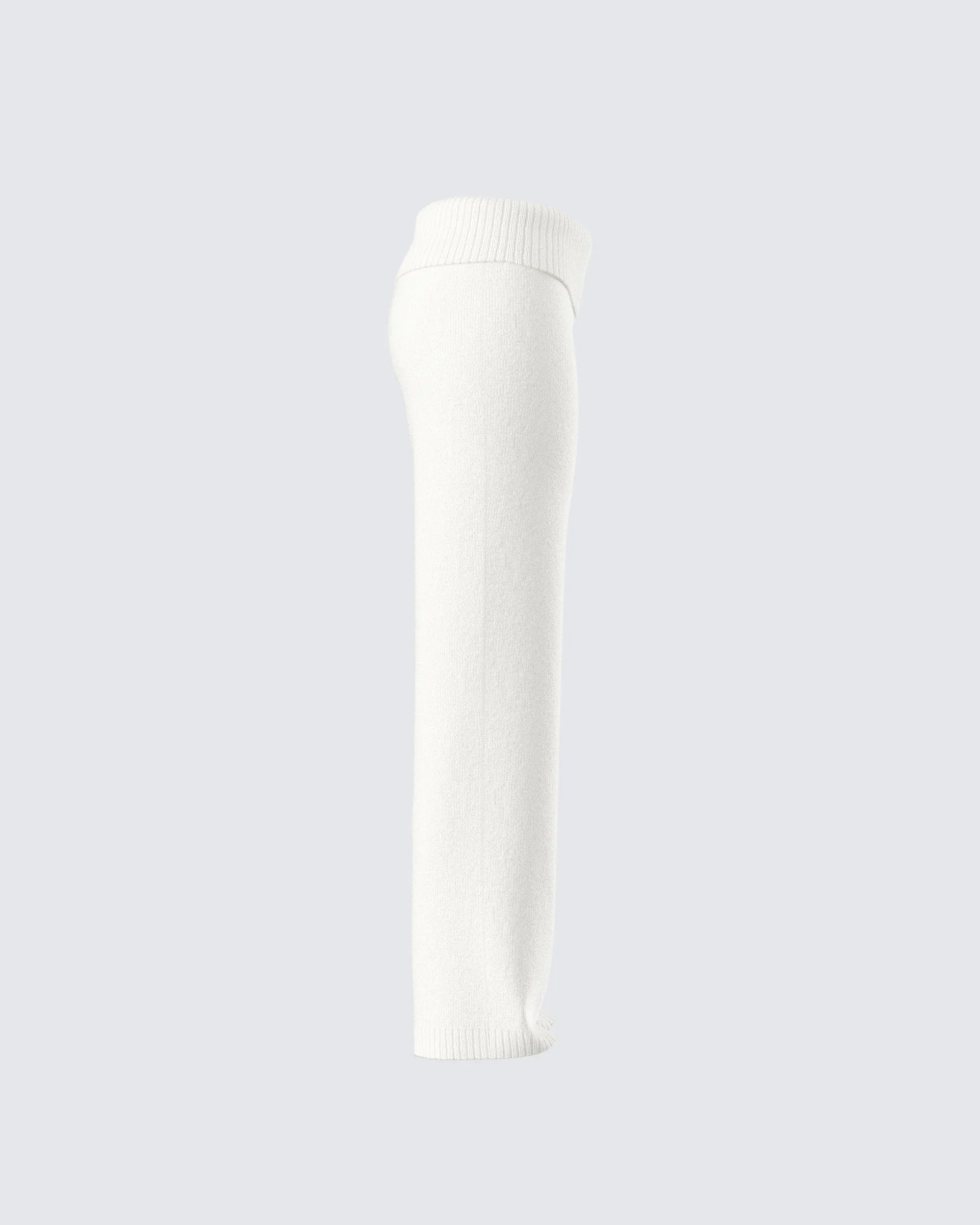Alyssa White Knit Pant sold by Finesse product image thumbnail 2