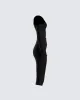 Xander Black Cut Out Midi Dress sold by Finesse