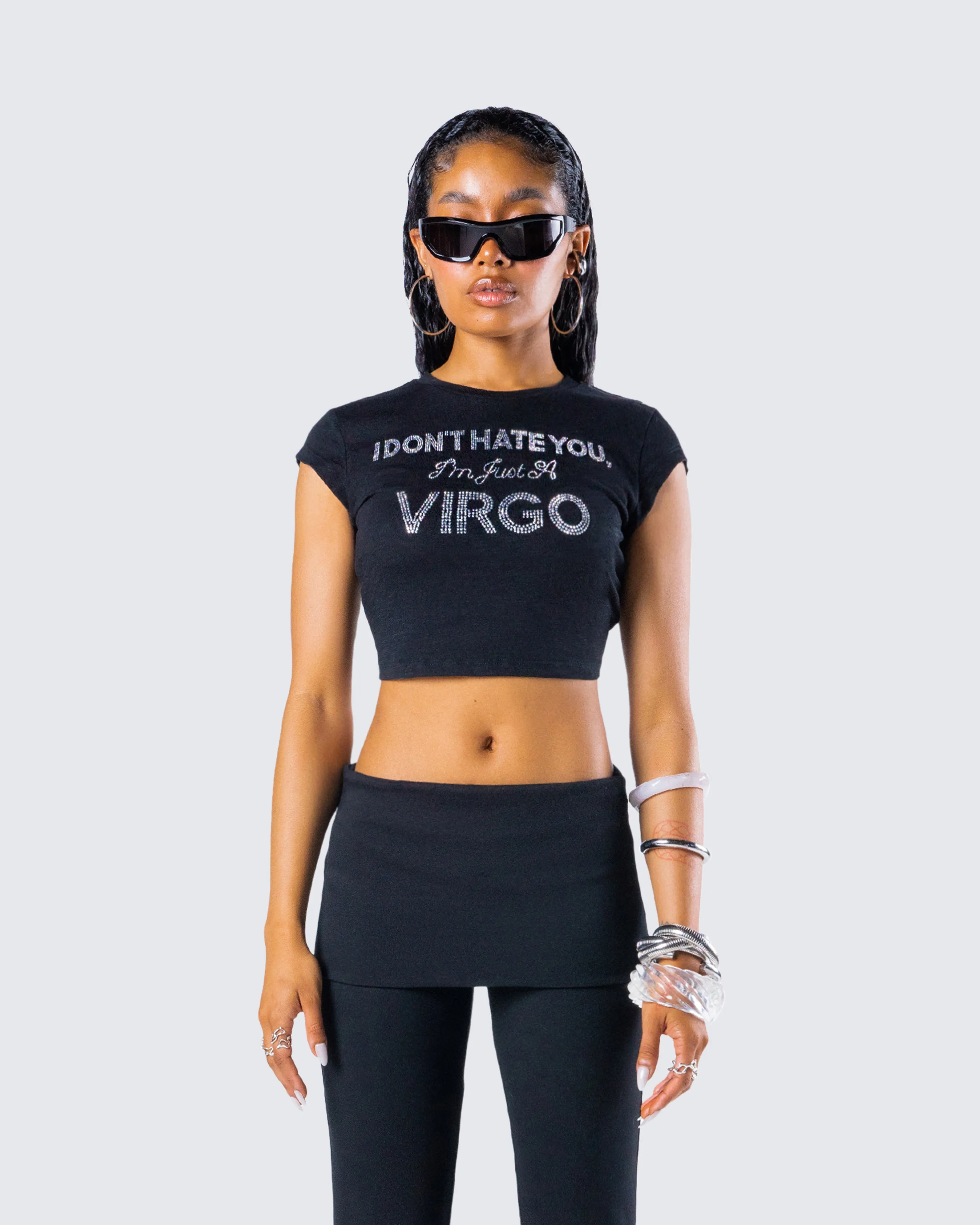 Macie Black Virgo Graphic Top sold by Finesse product image thumbnail 4