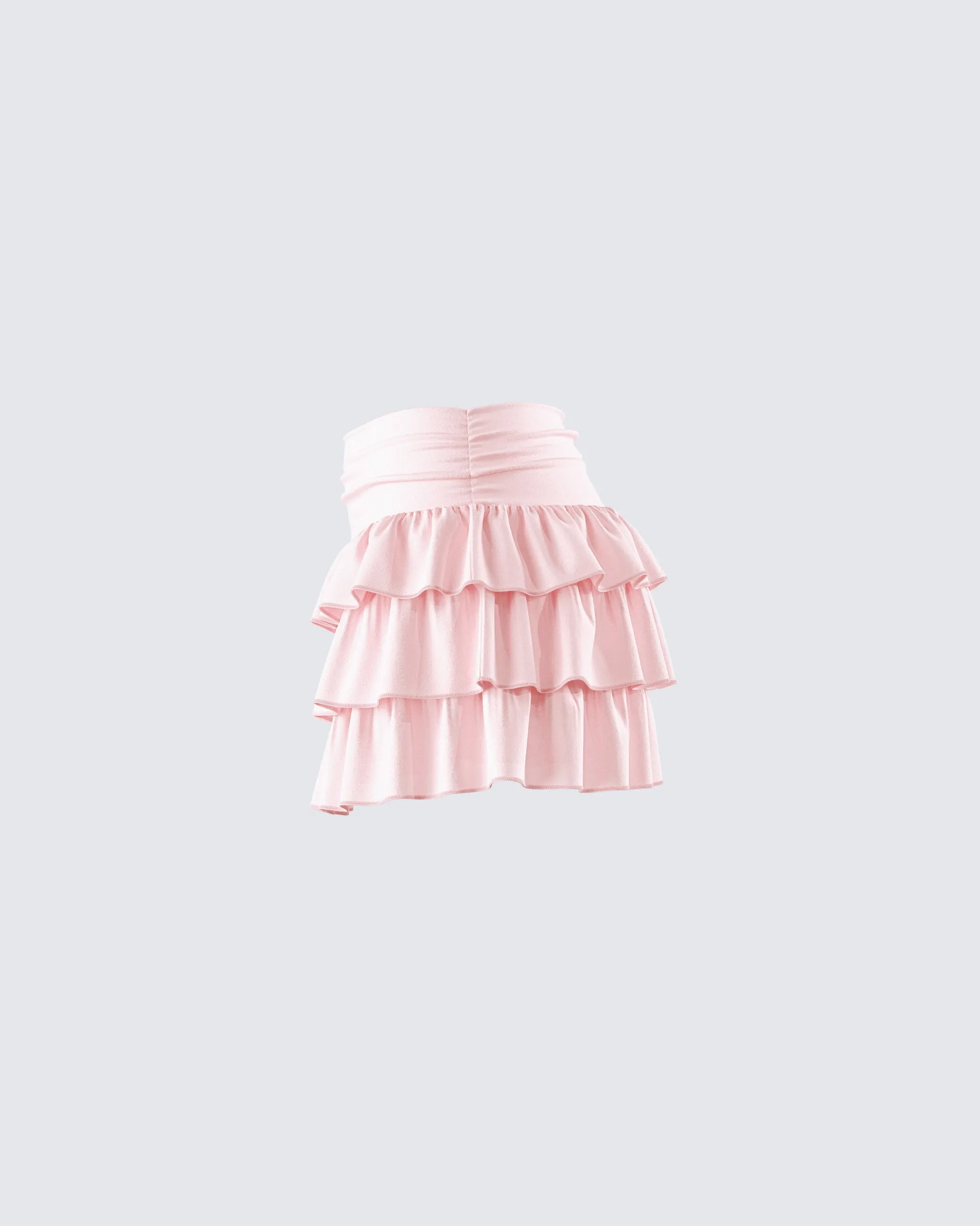 Dakoa Pink Ruffle Mini Skirt sold by Finesse product image thumbnail 2