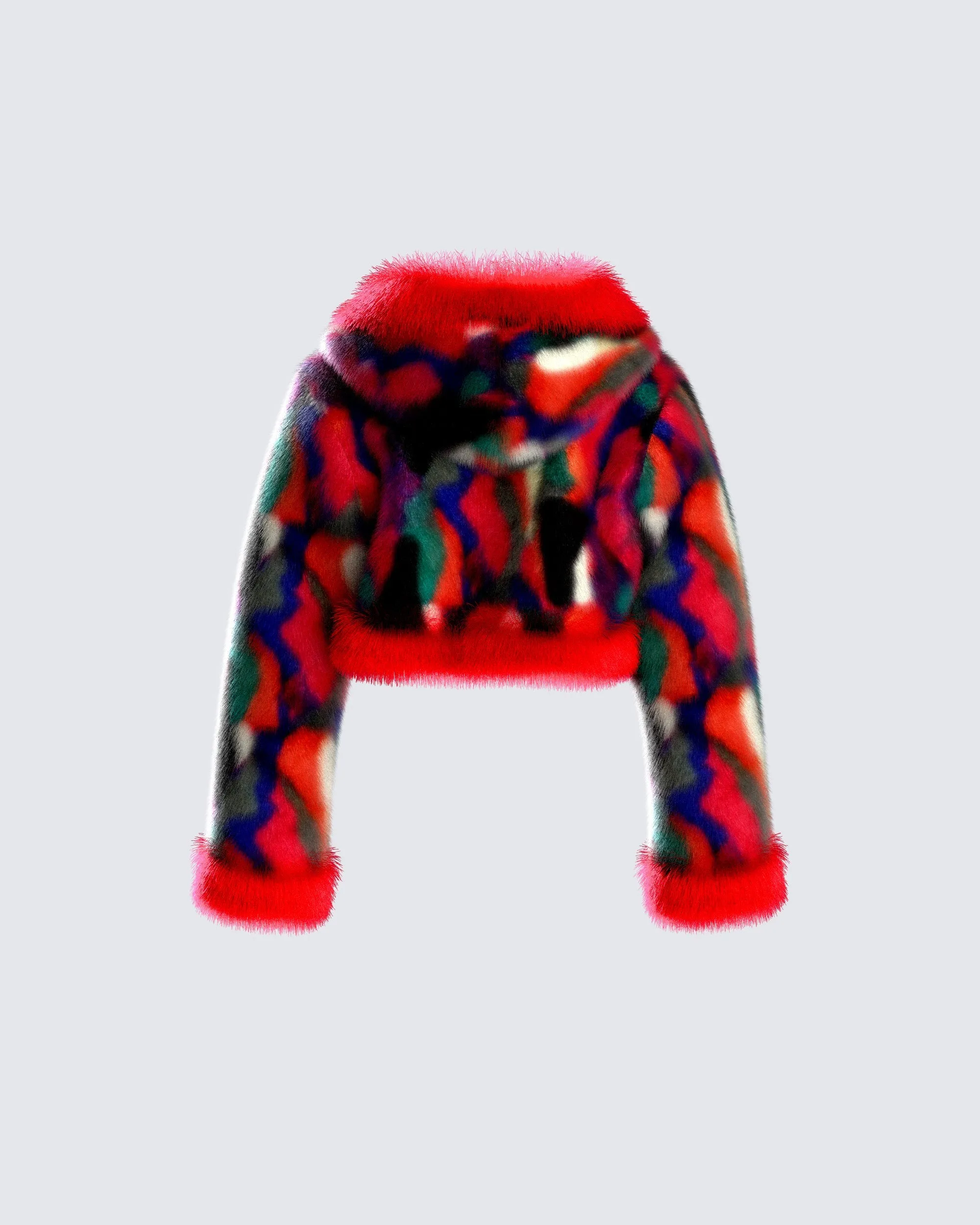 Elias Abstract Fur Jacket sold by Finesse product image thumbnail 3