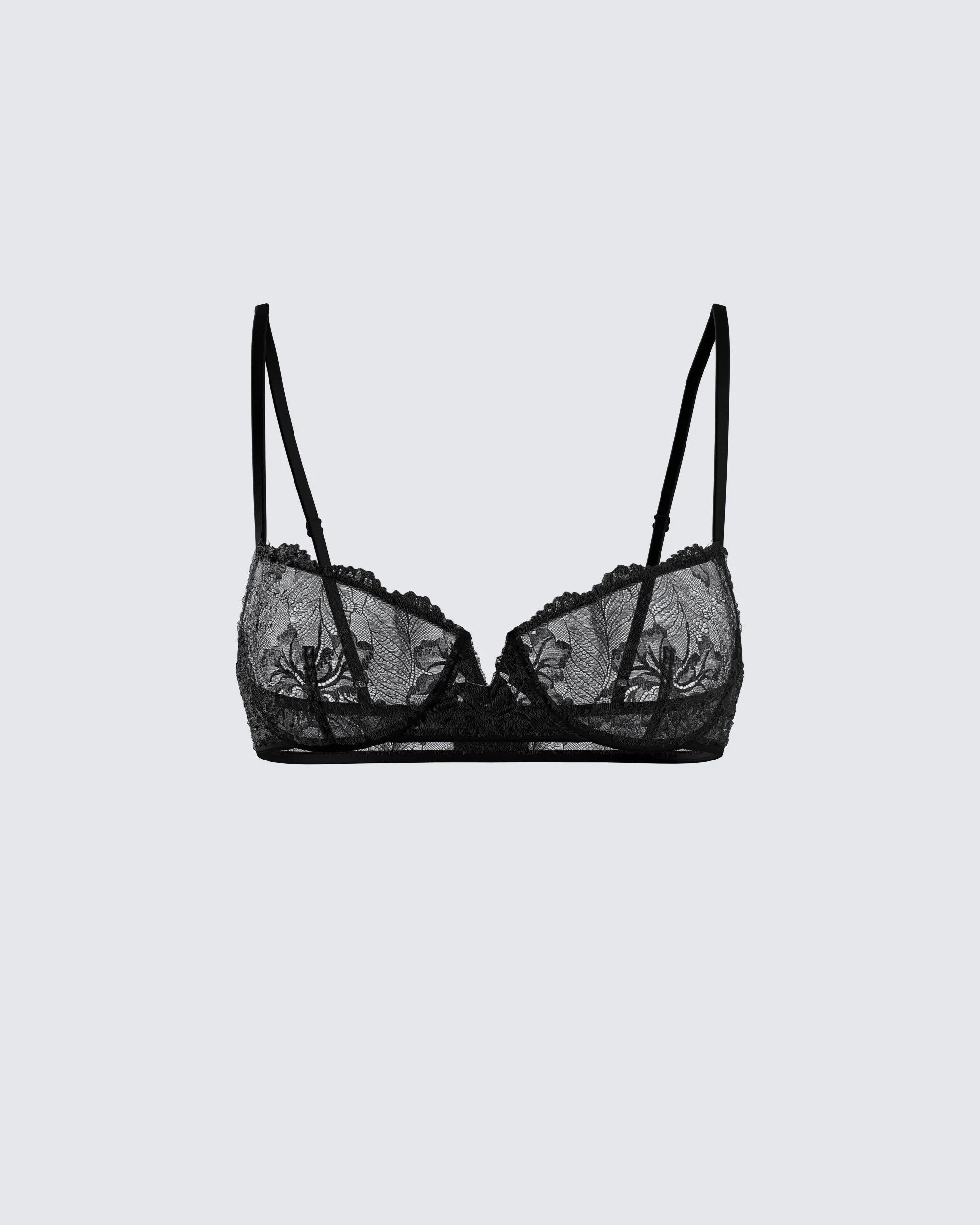 Clove Black Lace Bra Top sold by Finesse