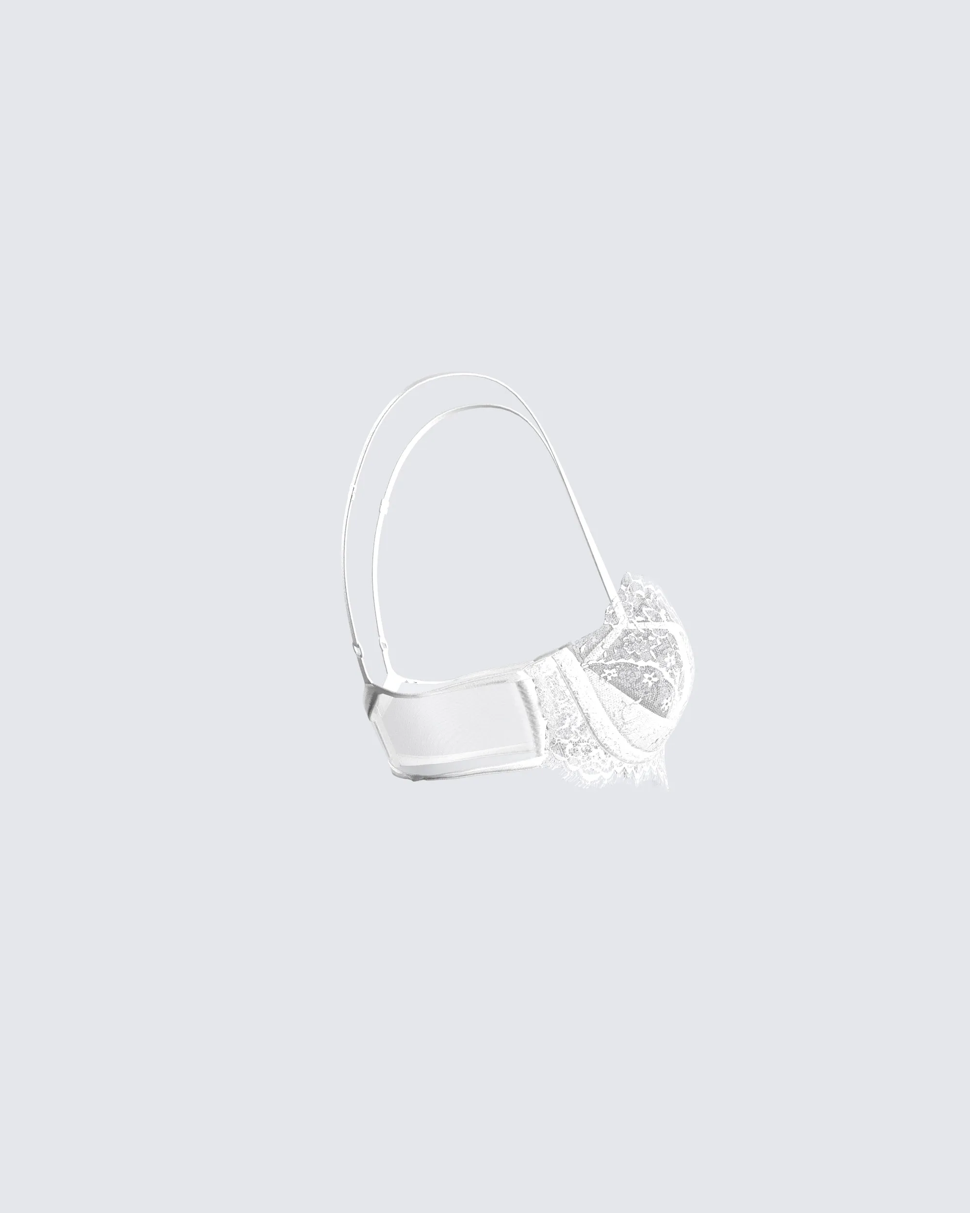 Cady White Lace Bra sold by Finesse product image thumbnail 2