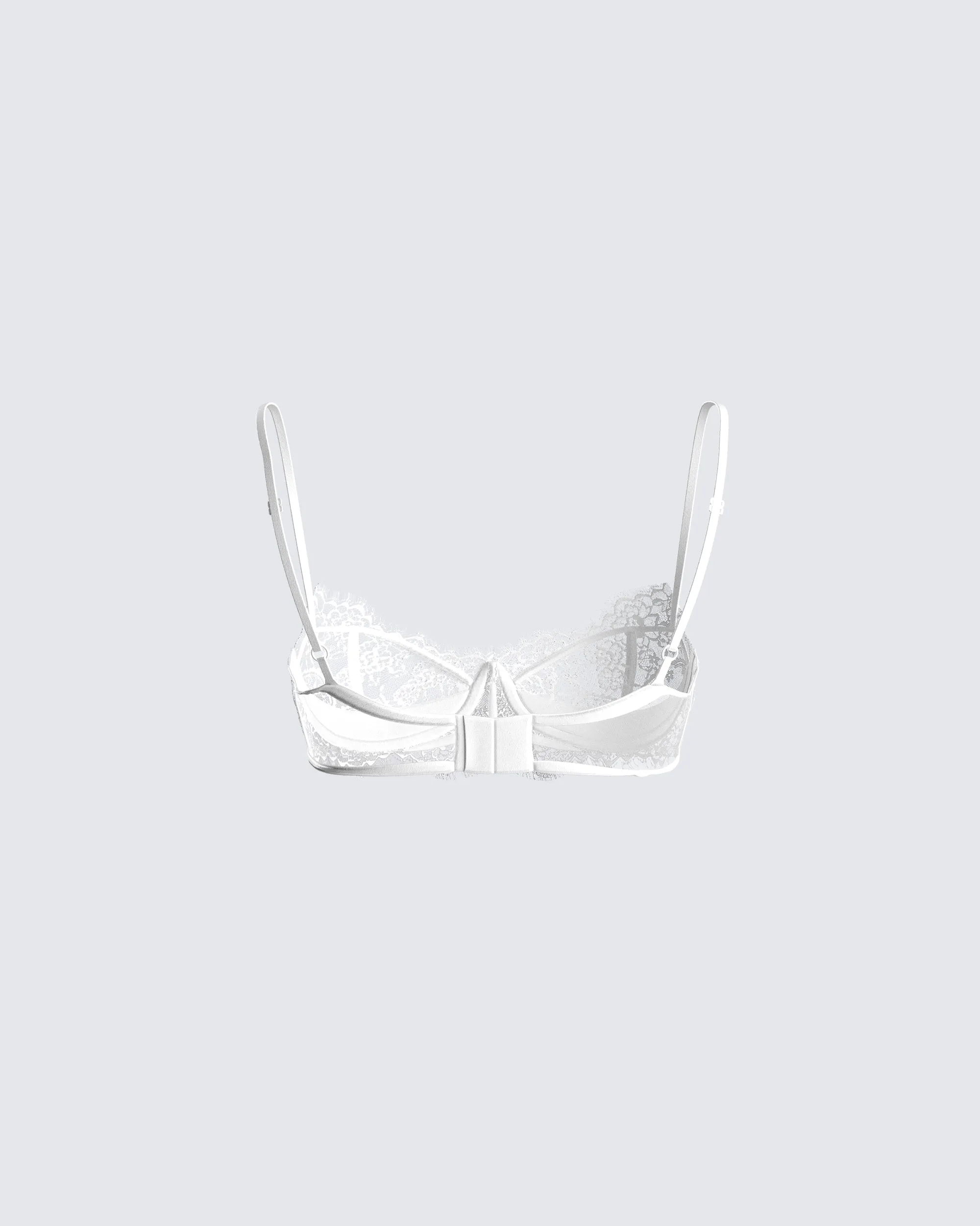 Cady White Lace Bra sold by Finesse product image thumbnail 3