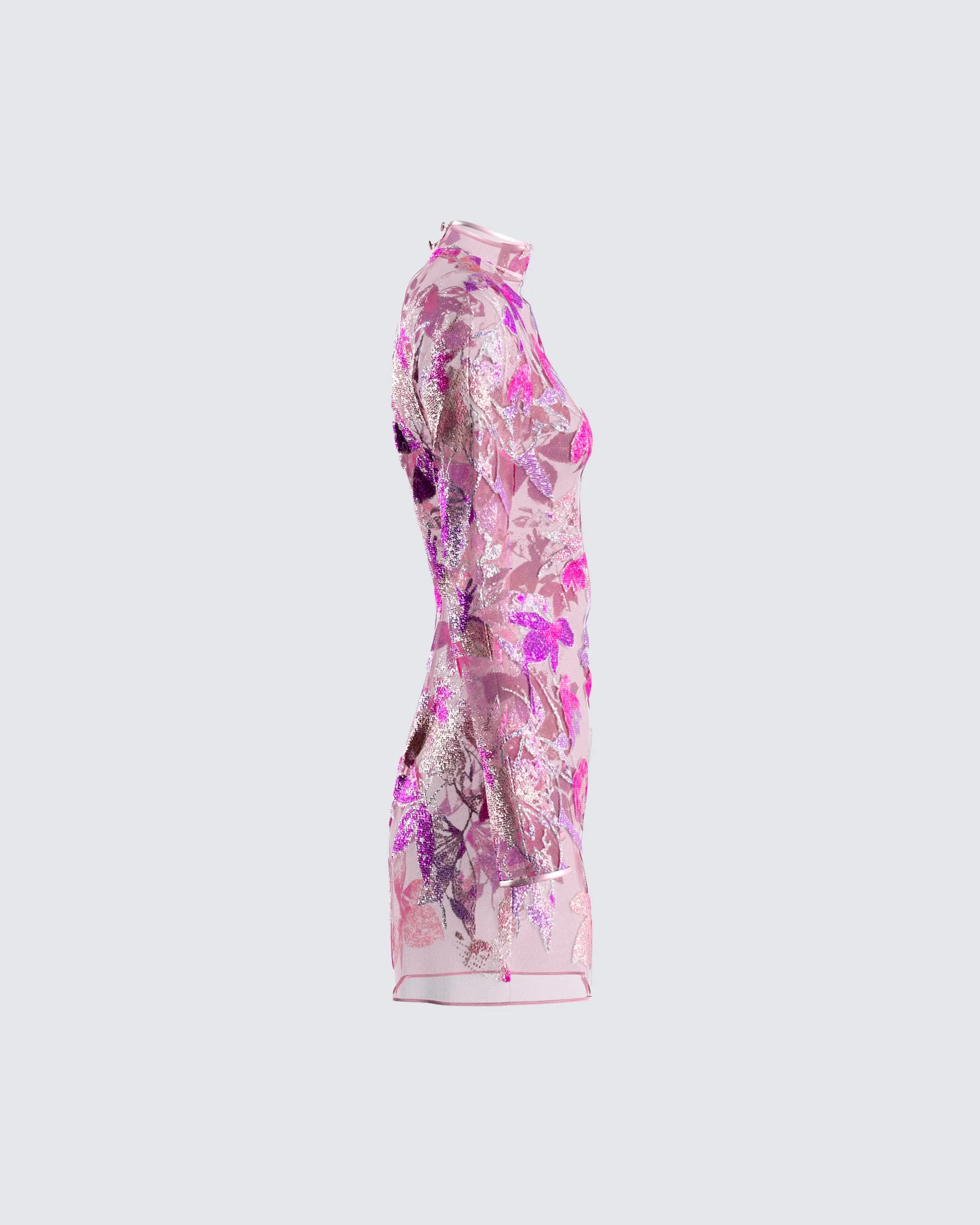 Marta Pink Floral Mini Dress sold by Finesse product image thumbnail 2