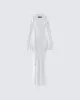Florence White Mesh Maxi Dress sold by Finesse