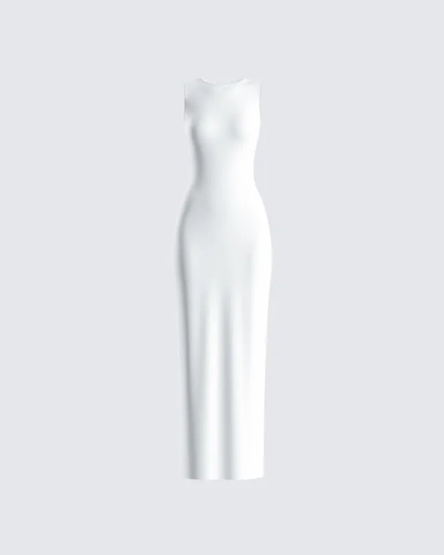 Bailey White Maxi Dress sold by Finesse