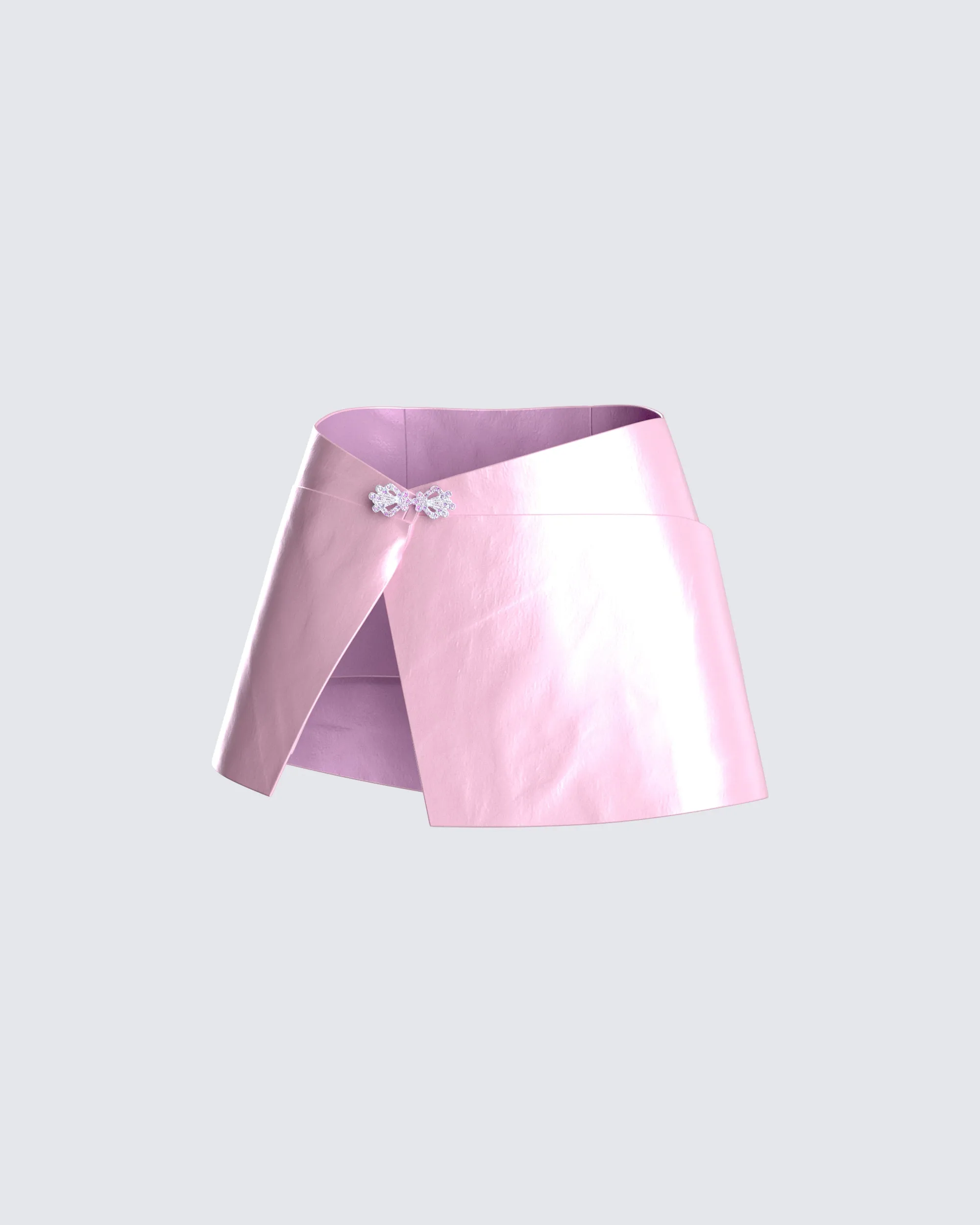Stefani Pink Mini Skirt sold by Finesse