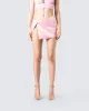 Stefani Pink Mini Skirt sold by Finesse