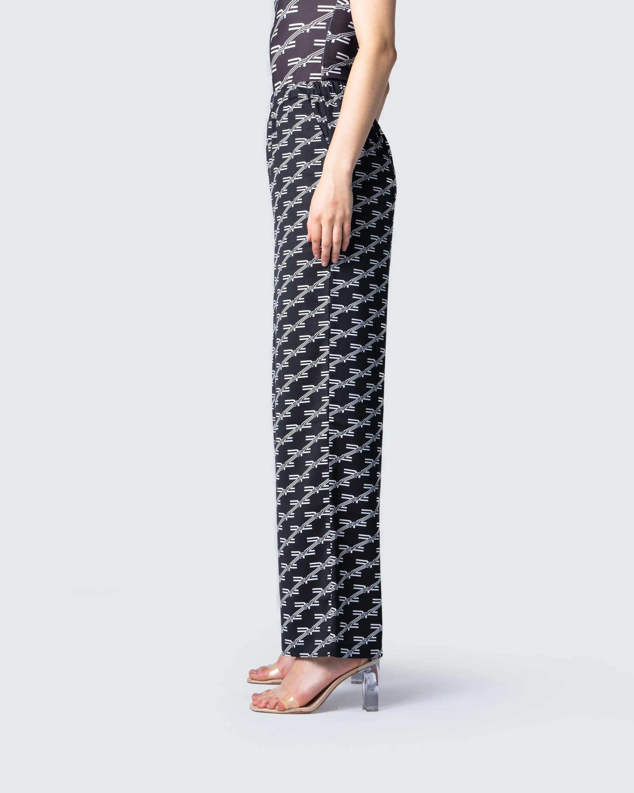 Joy Logo Print High Waist Pant sold by Finesse product image thumbnail 5