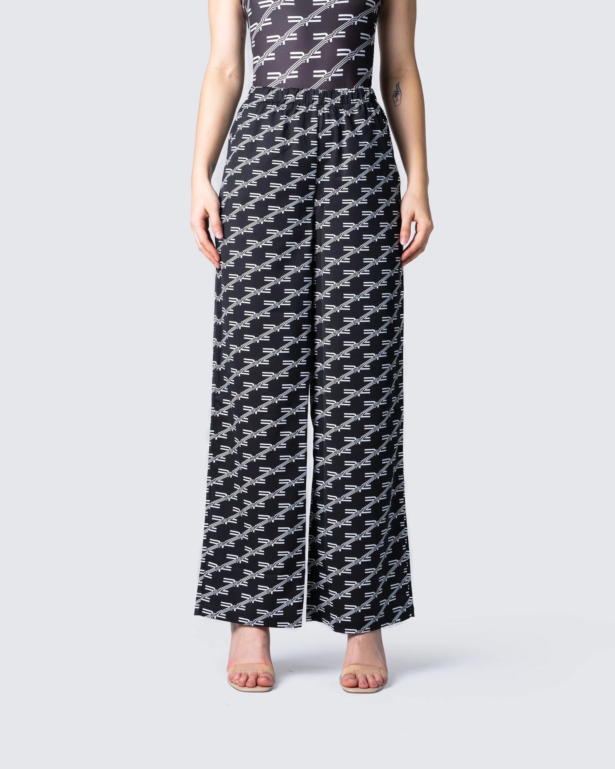 Joy Logo Print High Waist Pant sold by Finesse product image thumbnail 4