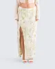 Lennon Floral Sequin Maxi Skirt sold by Finesse