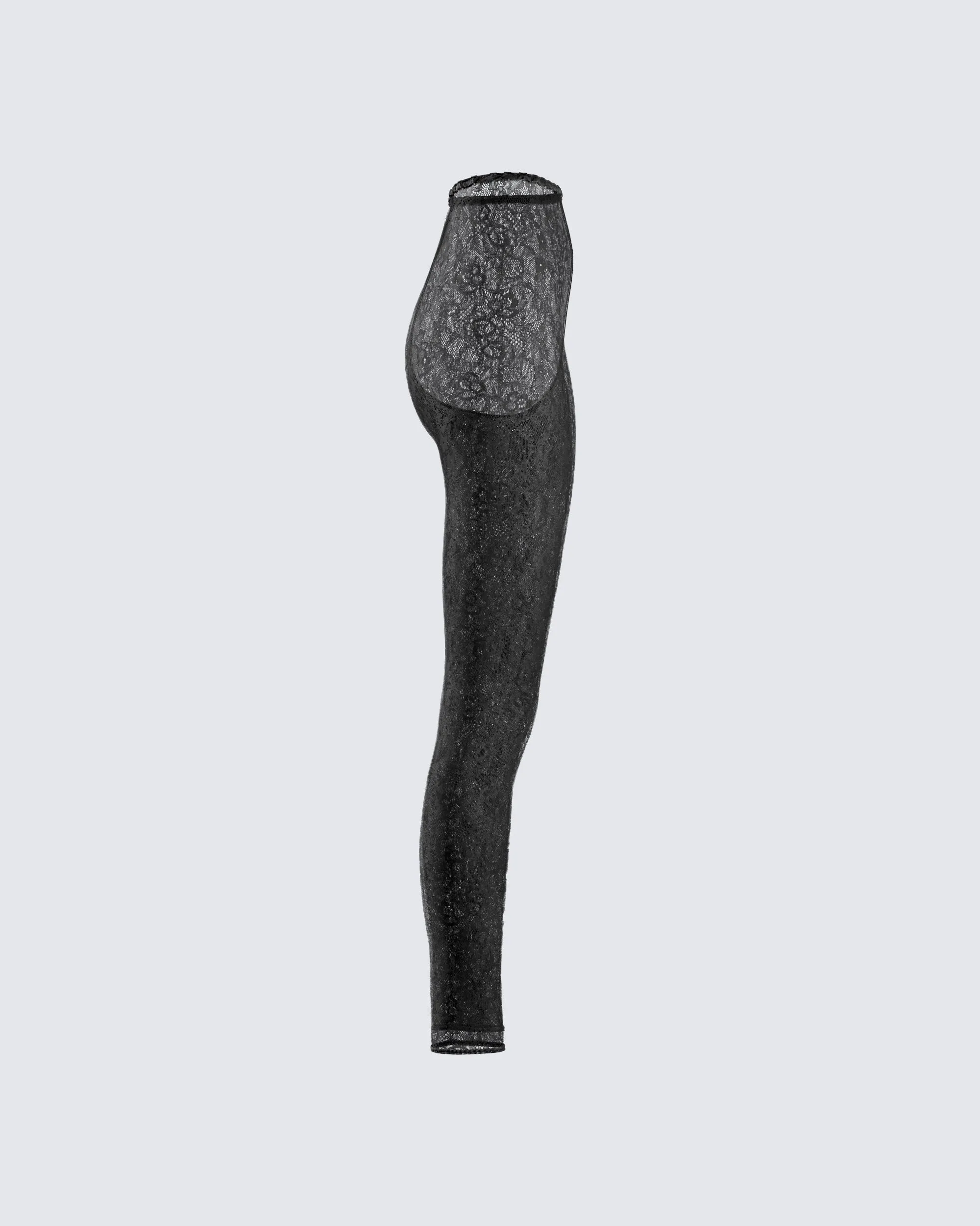 Sylvia Black Lace Legging Pant sold by Finesse product image thumbnail 2