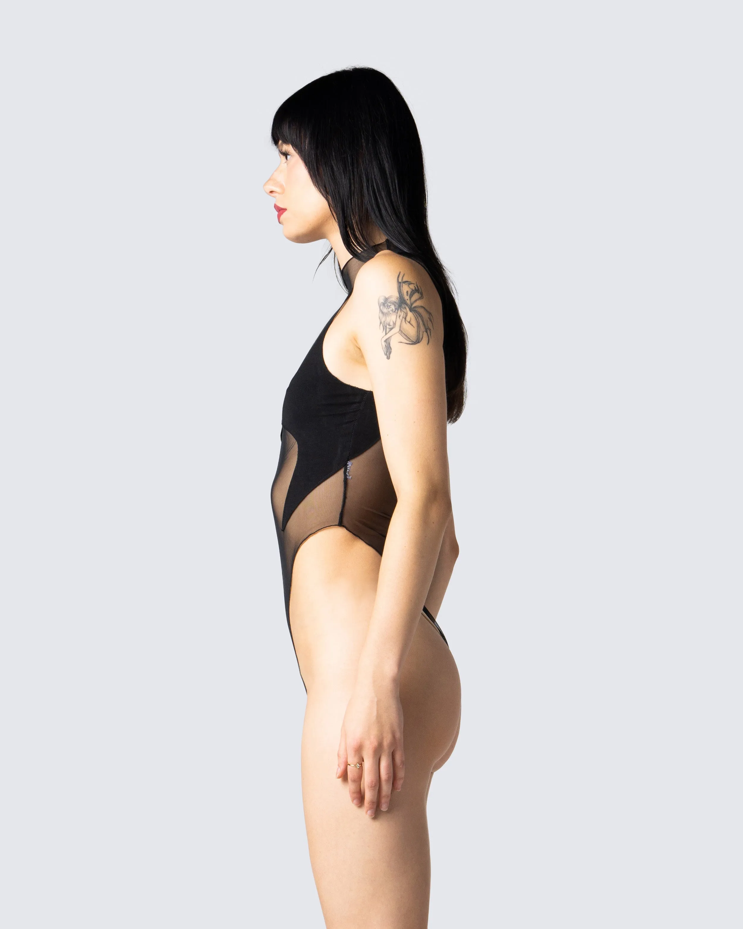 Rena Black Bodysuit sold by Finesse product image thumbnail 5