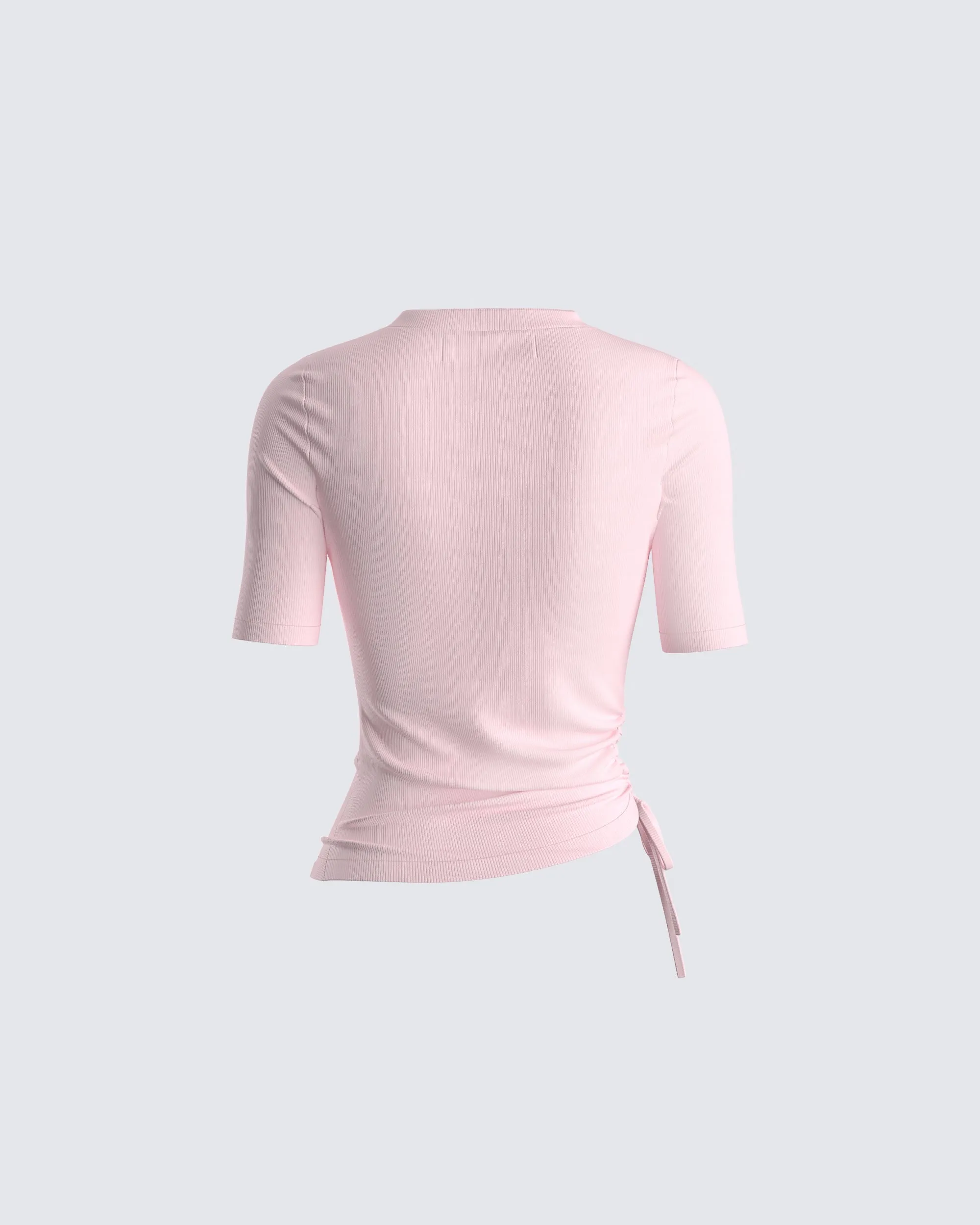 Anaya Pink Bow Graphic Tee sold by Finesse product image thumbnail 3