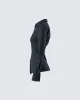 Avyanna Black Fitted Shirt sold by Finesse