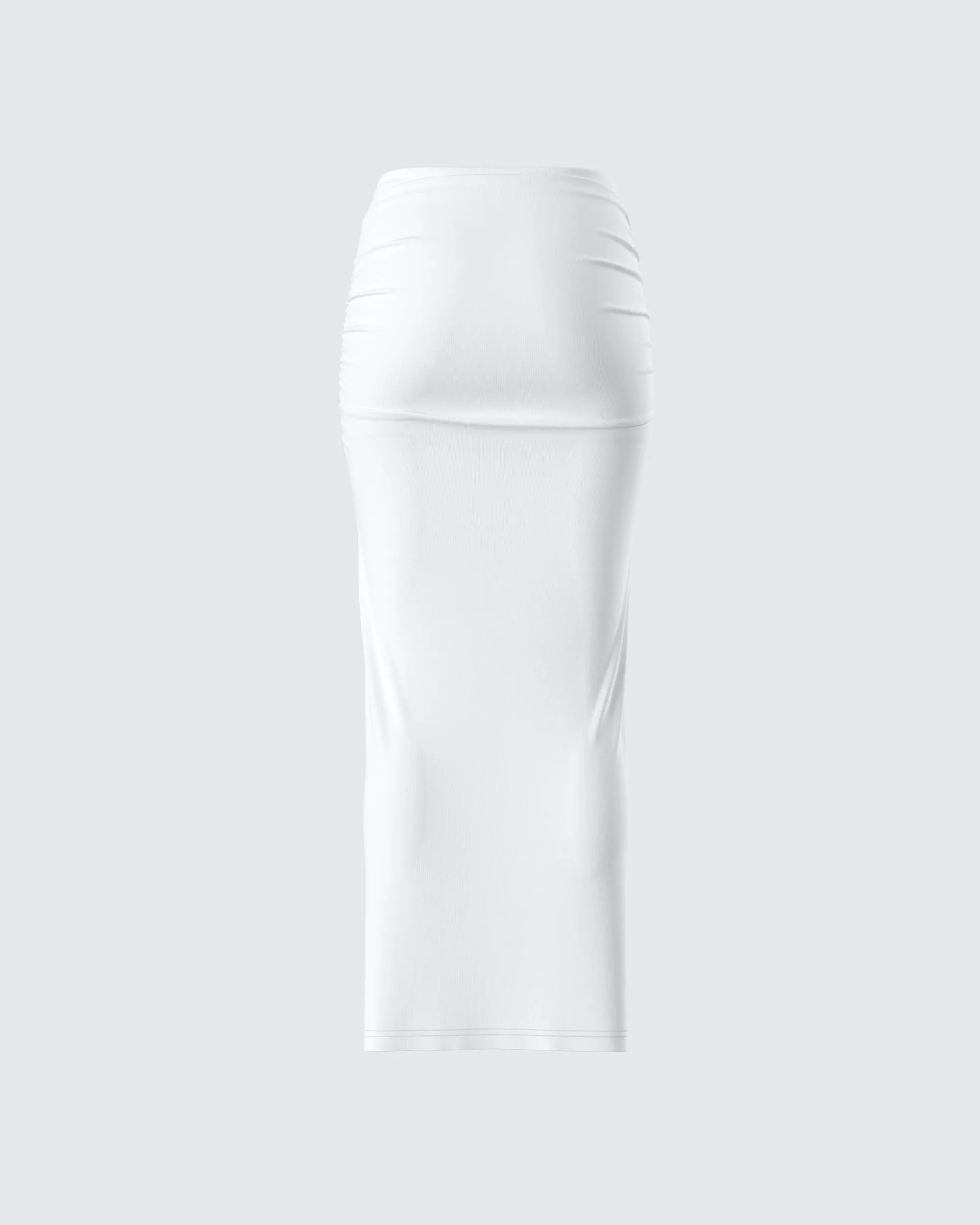 Cerelina White Jersey Maxi Skirt sold by Finesse product image thumbnail 3