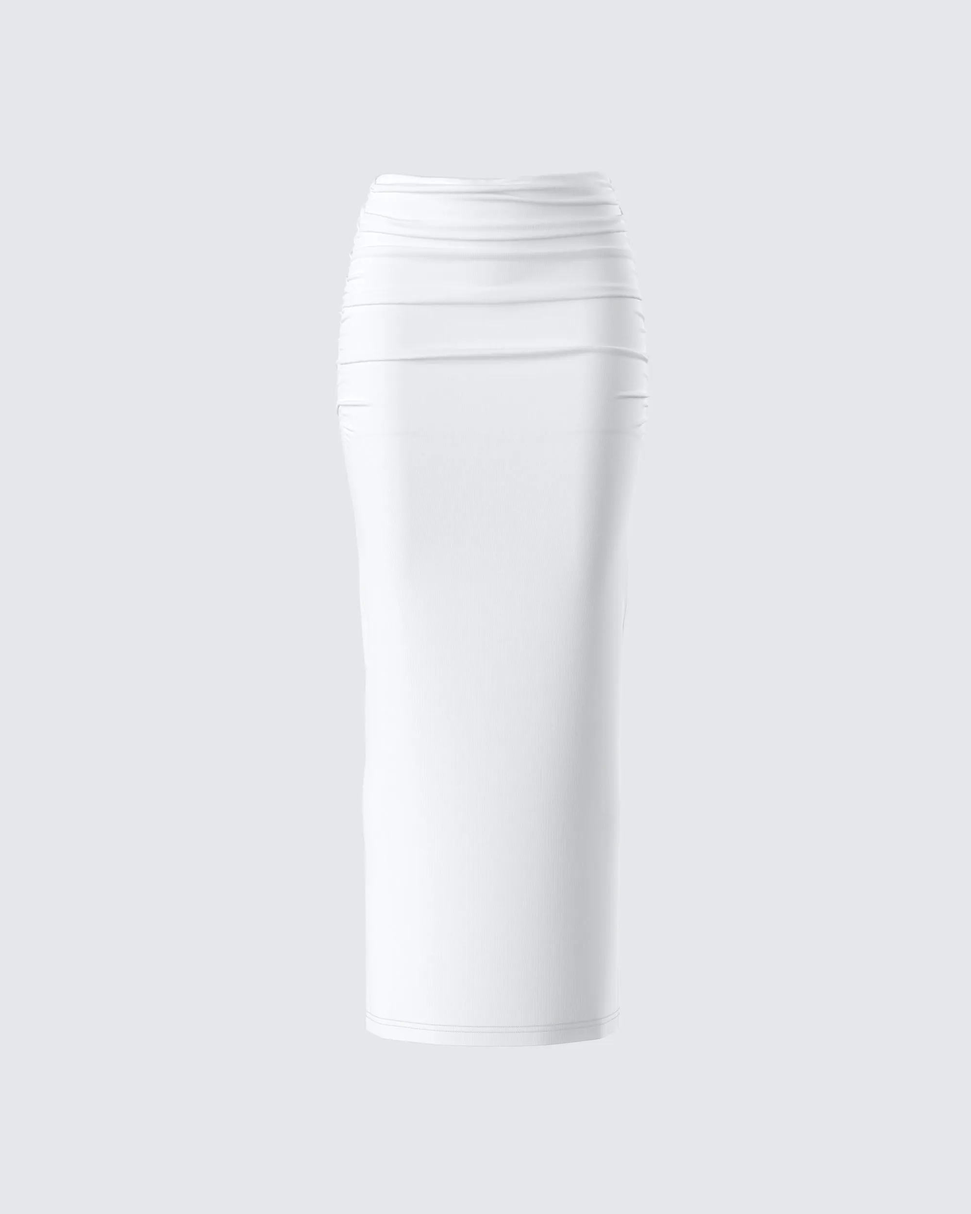 Cerelina White Jersey Maxi Skirt sold by Finesse
