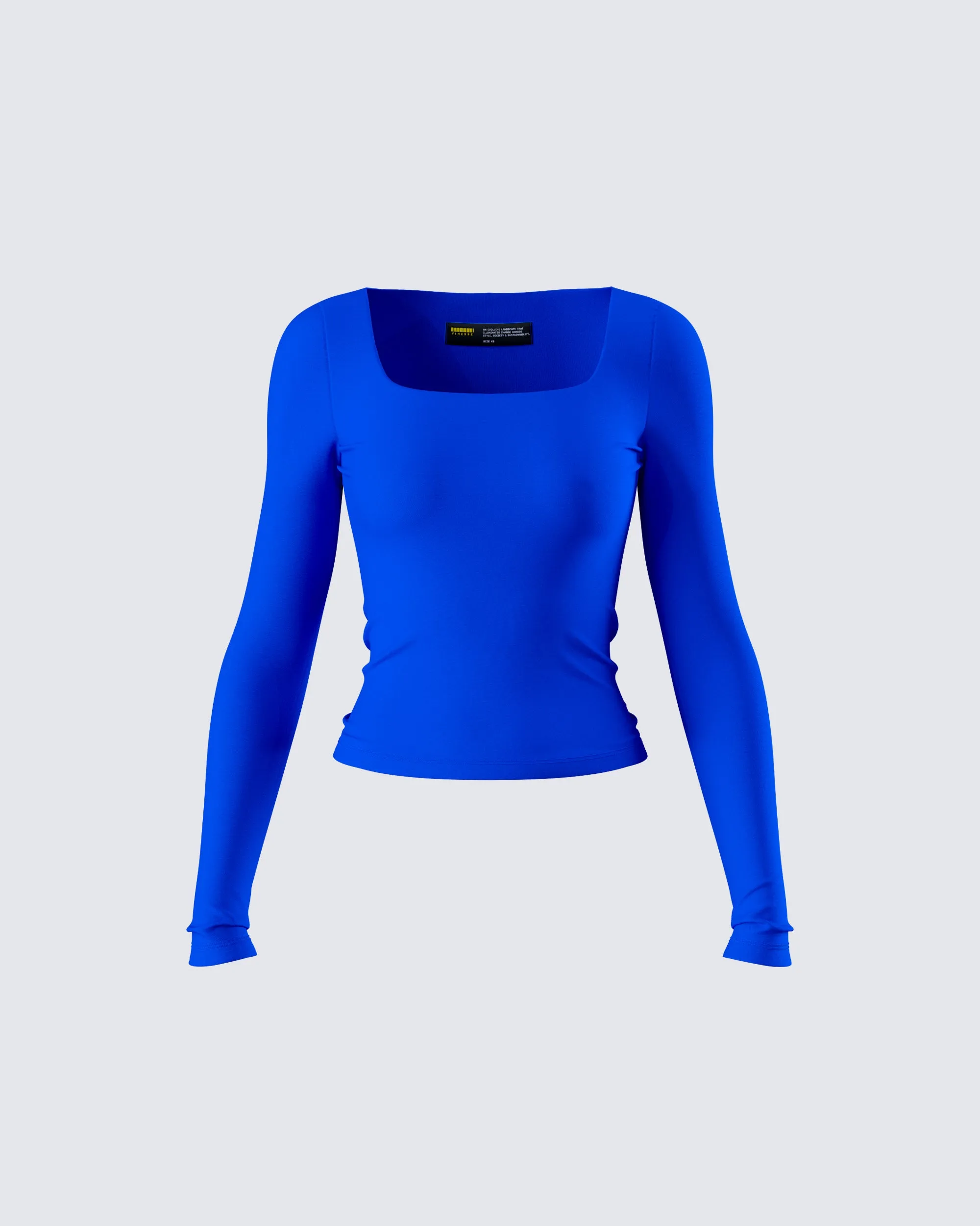 Brynee Blue Long Sleeve Top sold by Finesse