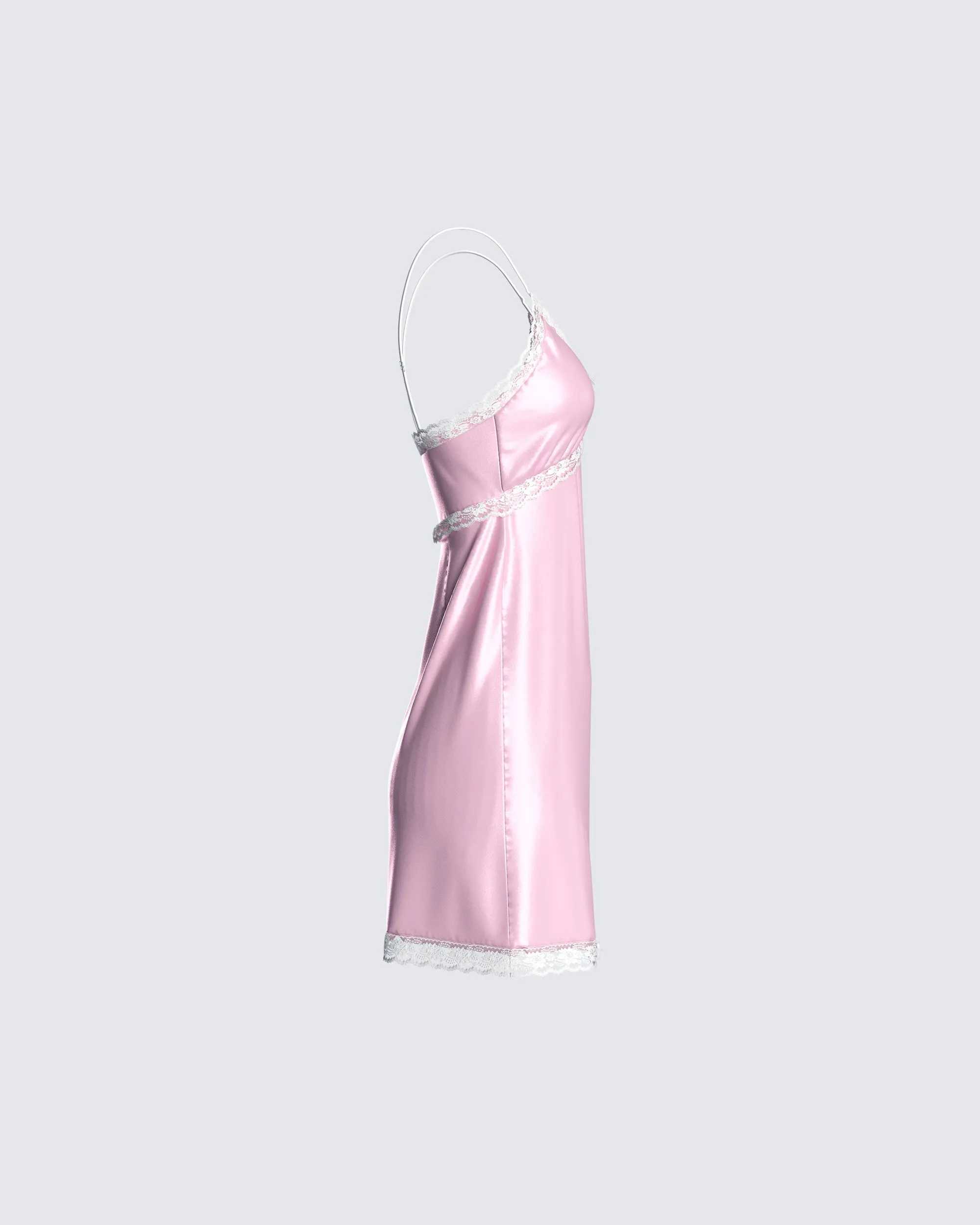 Marsha Pink Satin Mini Dress sold by Finesse product image thumbnail 2