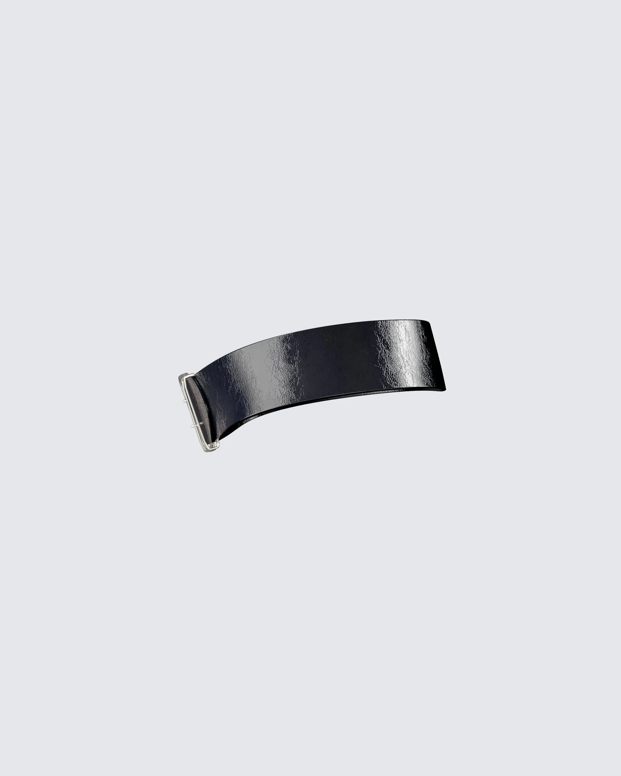 Imelda Black Vegan Leather Belt sold by Finesse product image thumbnail 2