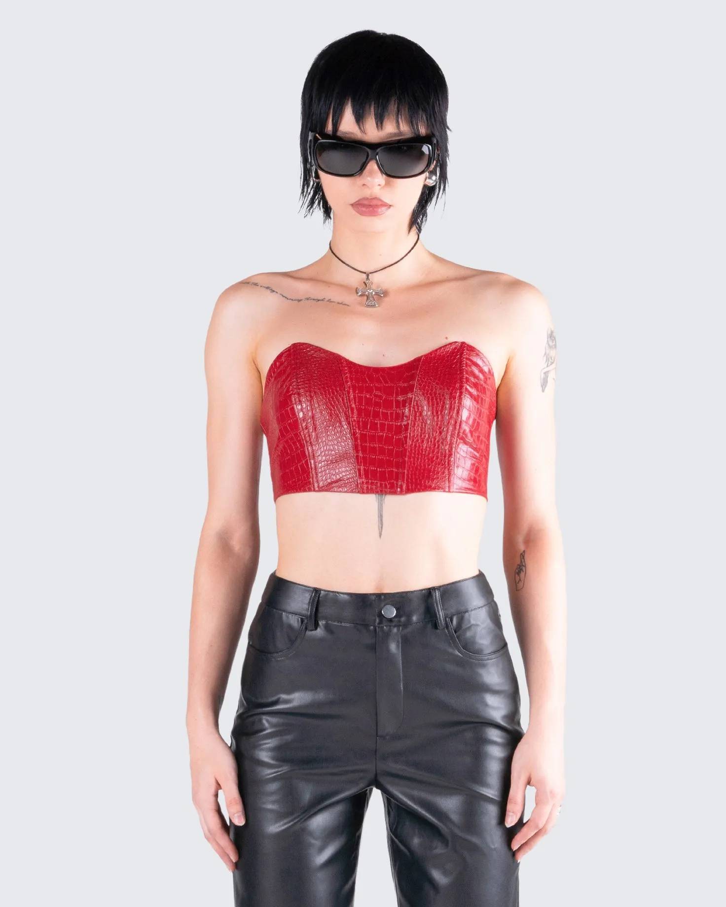 Helena Croc Corset Top sold by Finesse product image thumbnail 4