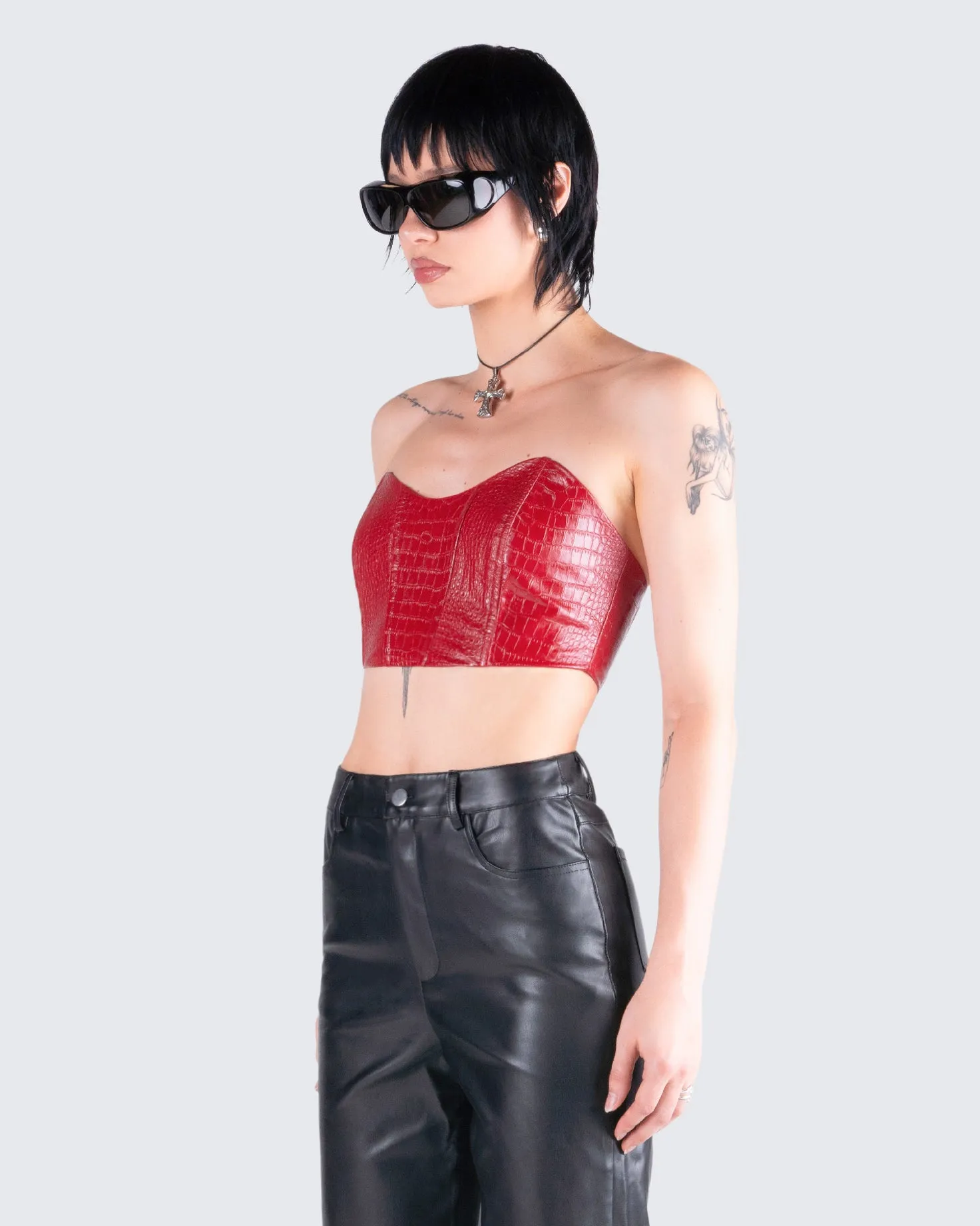 Helena Croc Corset Top sold by Finesse product image thumbnail 5