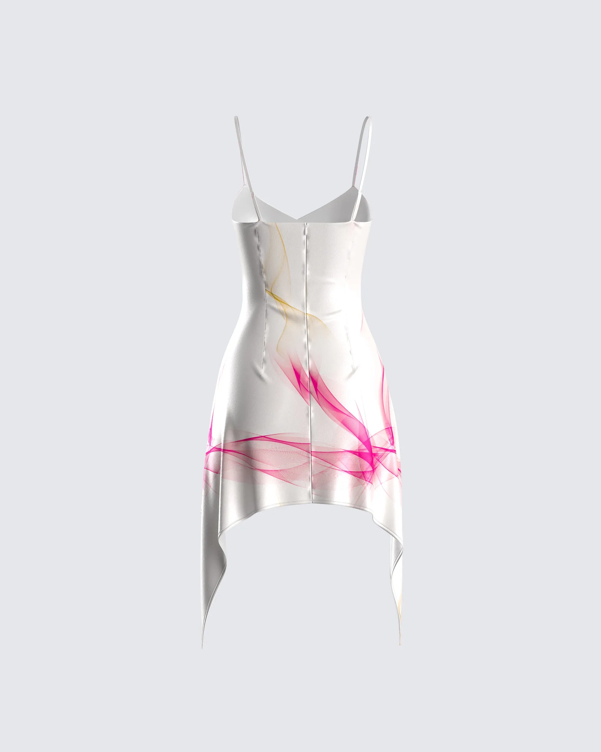 Luisa Pink Print Mini Dress sold by Finesse product image thumbnail 3