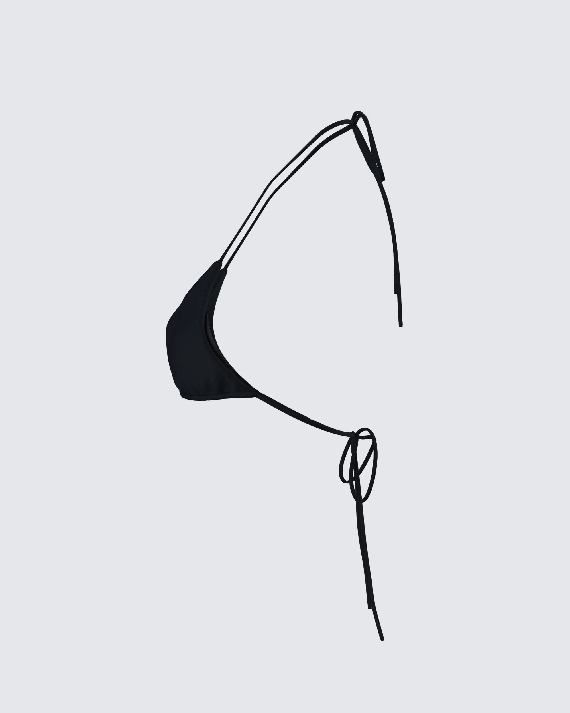 Halsey Black Triangle Bikini Top sold by Finesse product image thumbnail 2