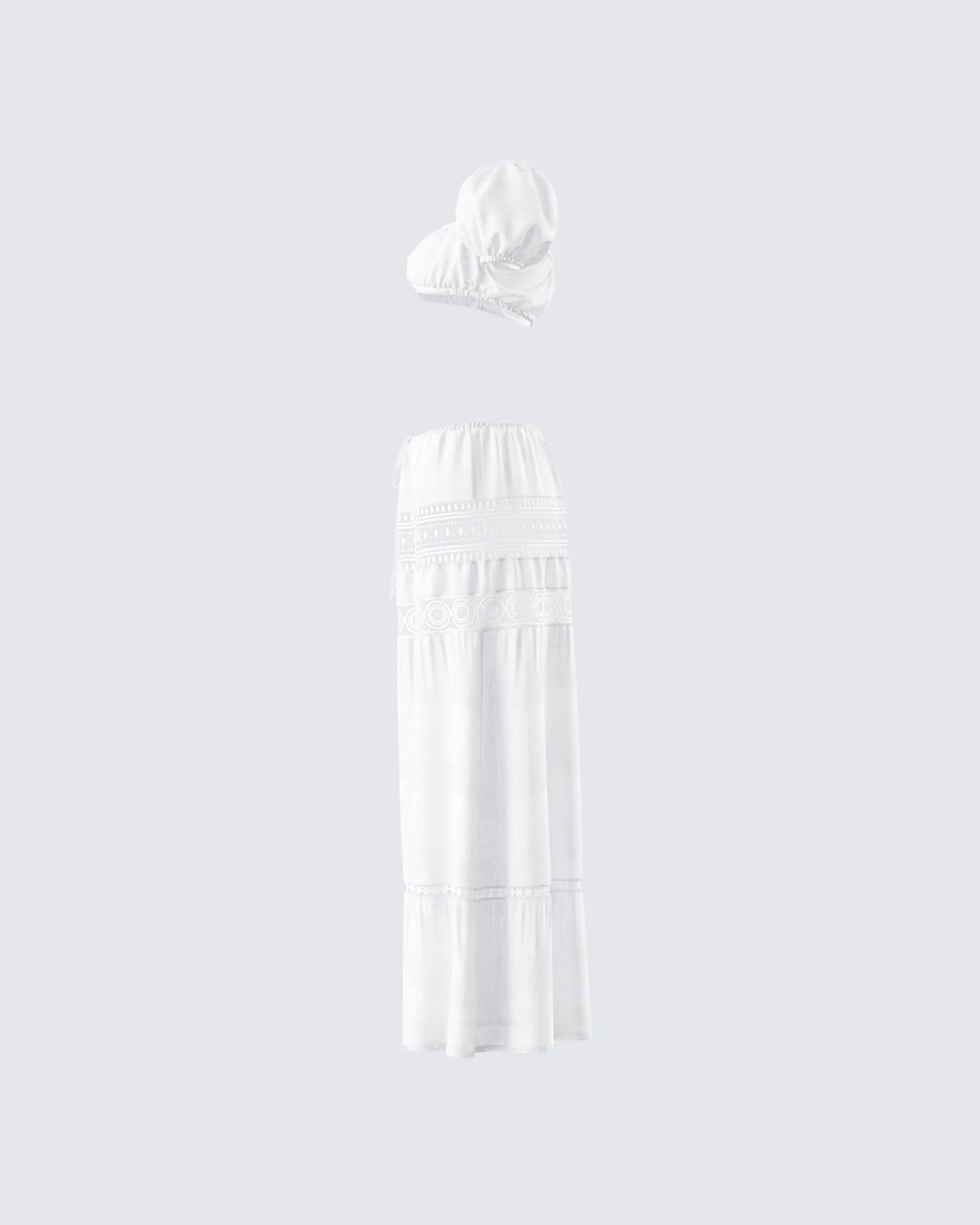 Rue White Floral Set sold by Finesse product image thumbnail 2