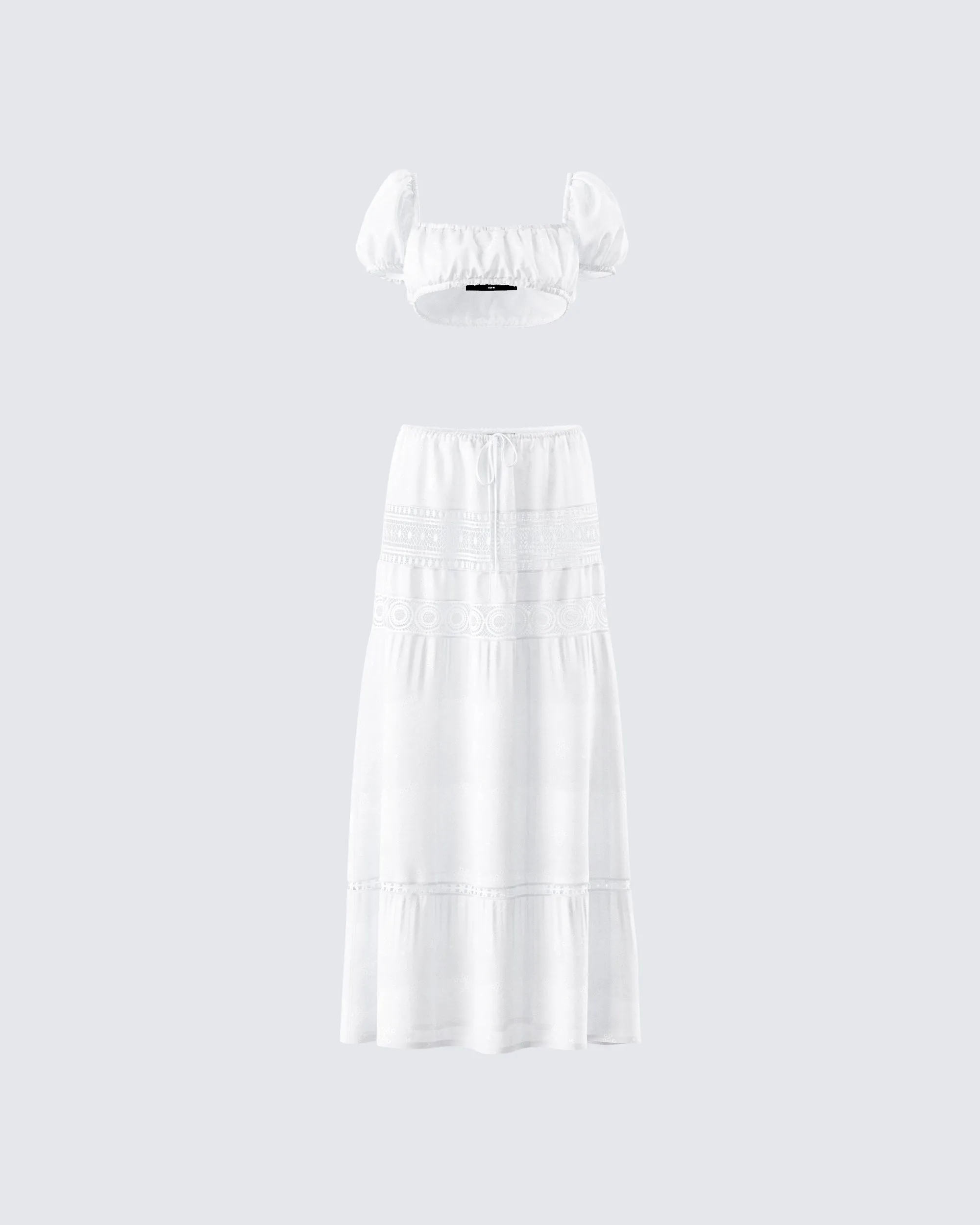 Rue White Floral Set sold by Finesse