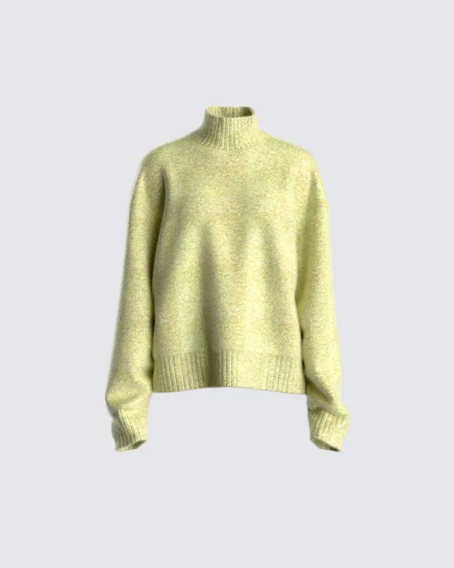 Harwell Green Marled Sweater Top sold by Finesse