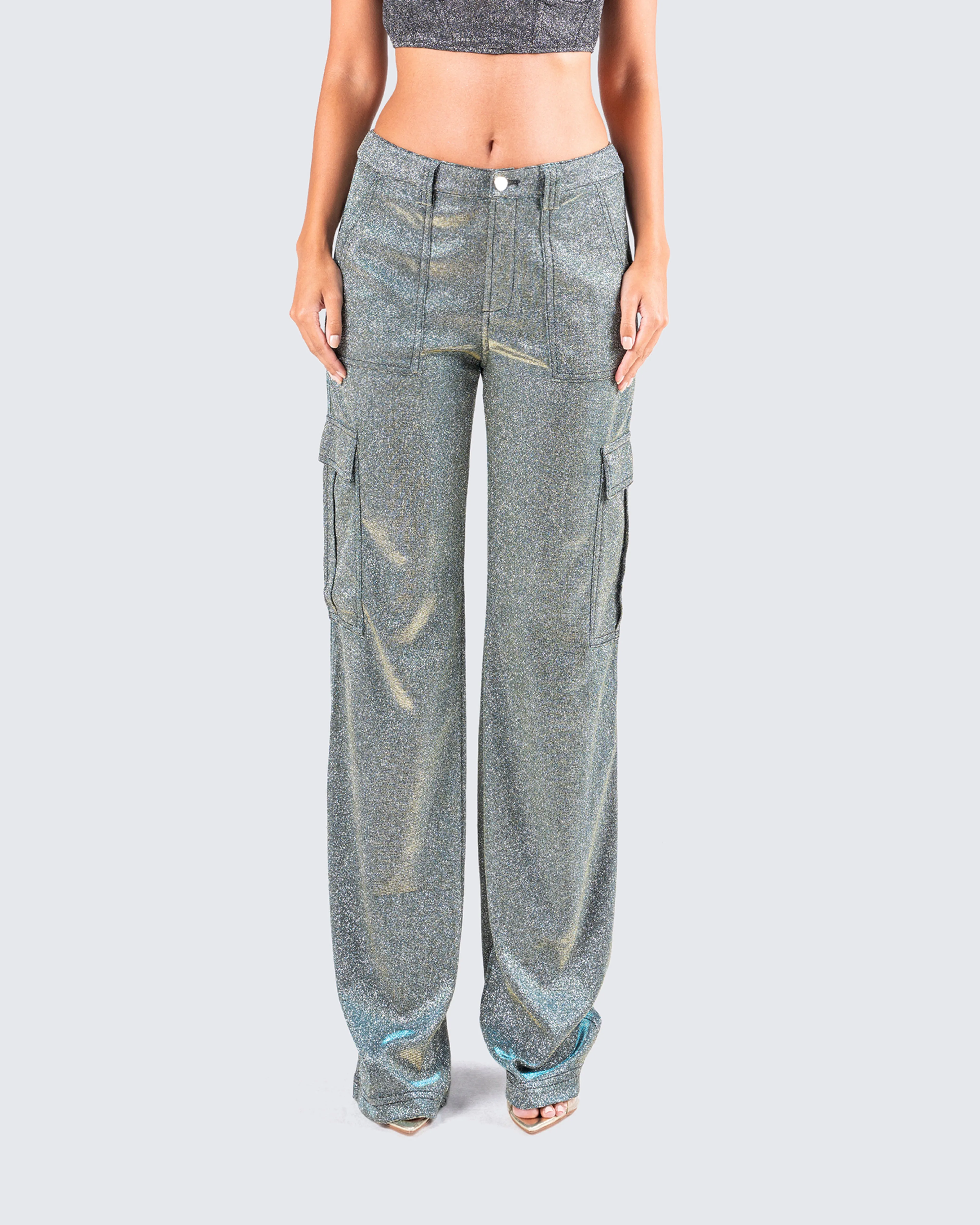 Dixon Shimmer Cargo Pant sold by Finesse product image thumbnail 4