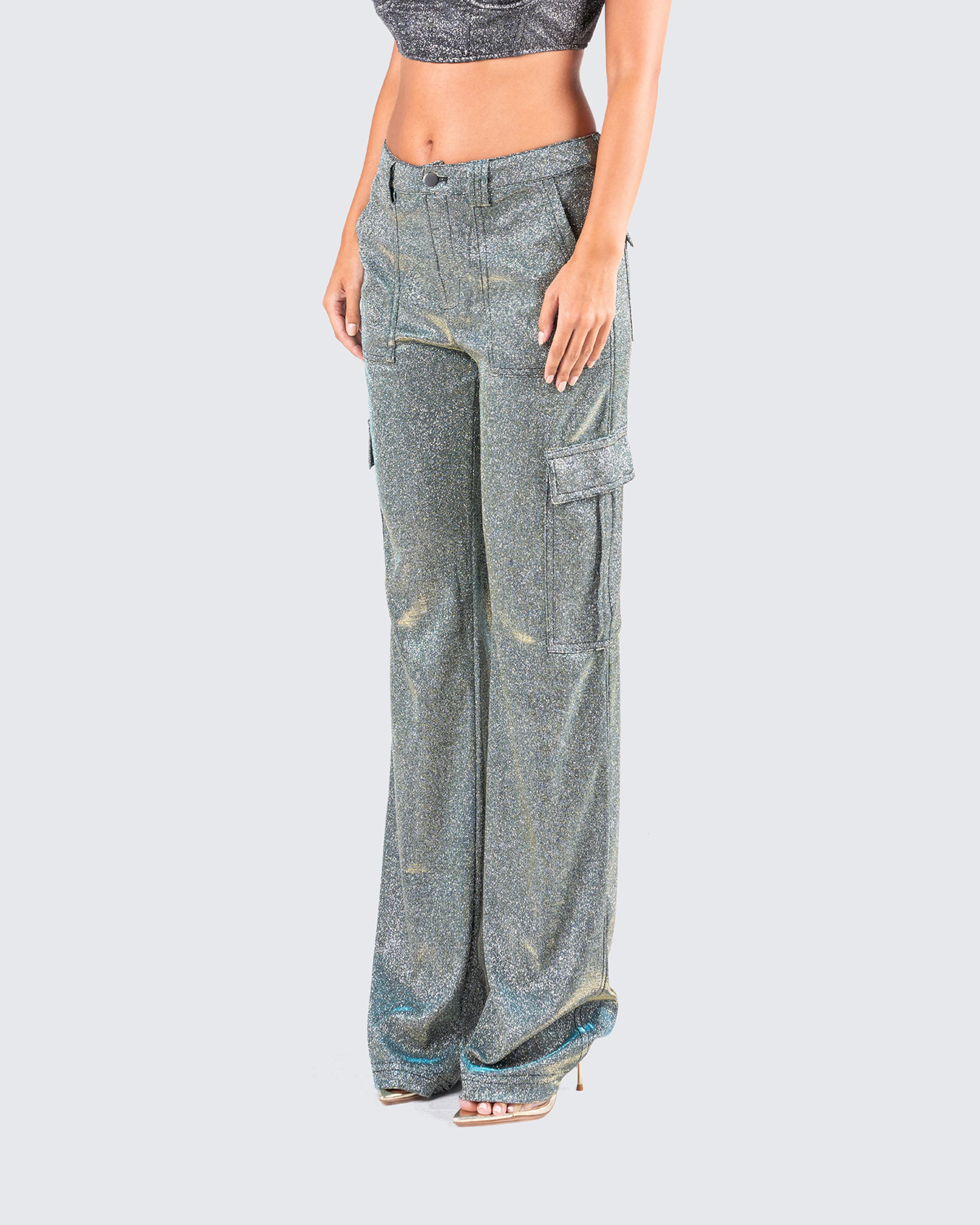 Dixon Shimmer Cargo Pant sold by Finesse product image thumbnail 5