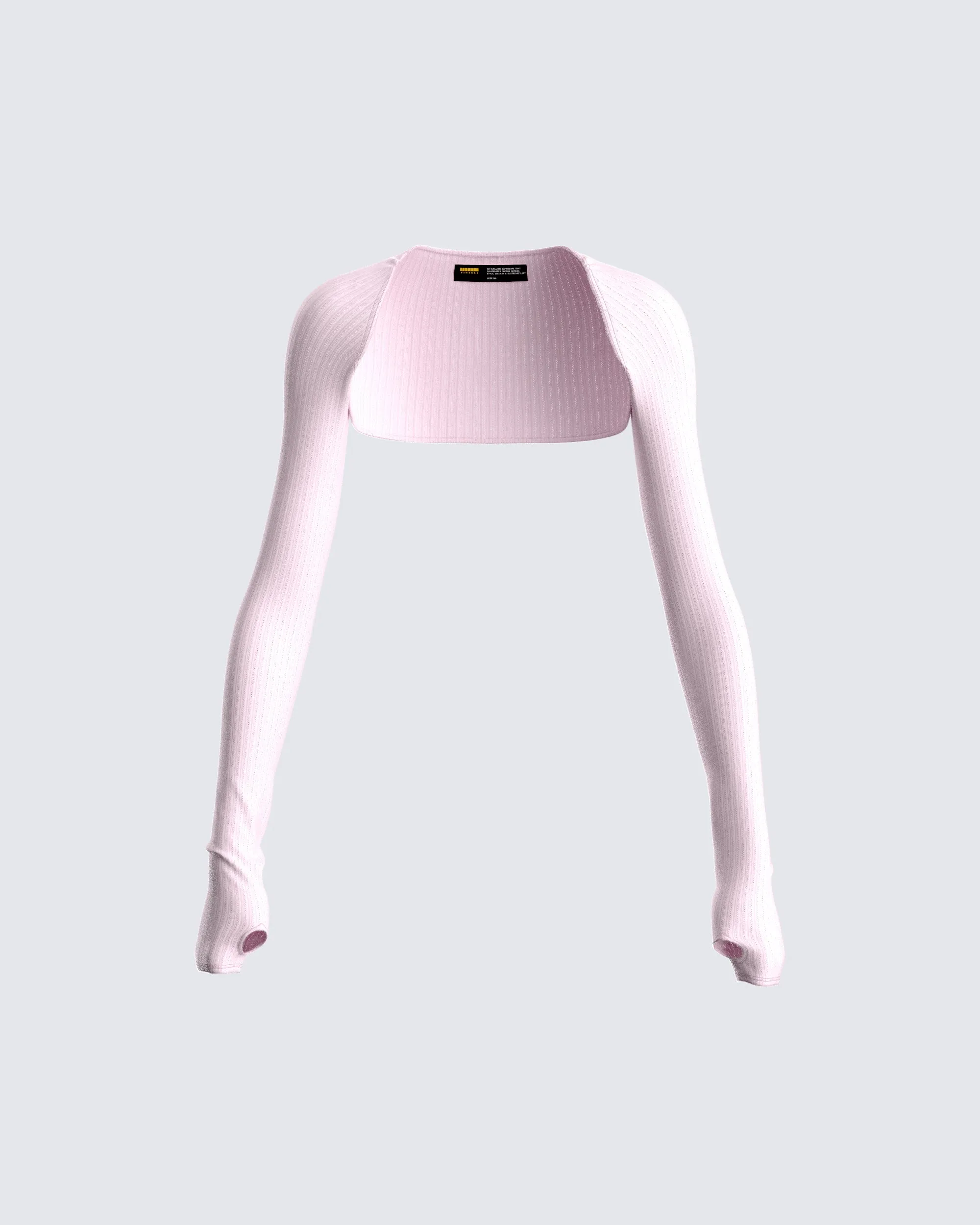 Rai Pink Rib Knit Shrug sold by Finesse