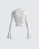 Priya White Lace Top sold by Finesse