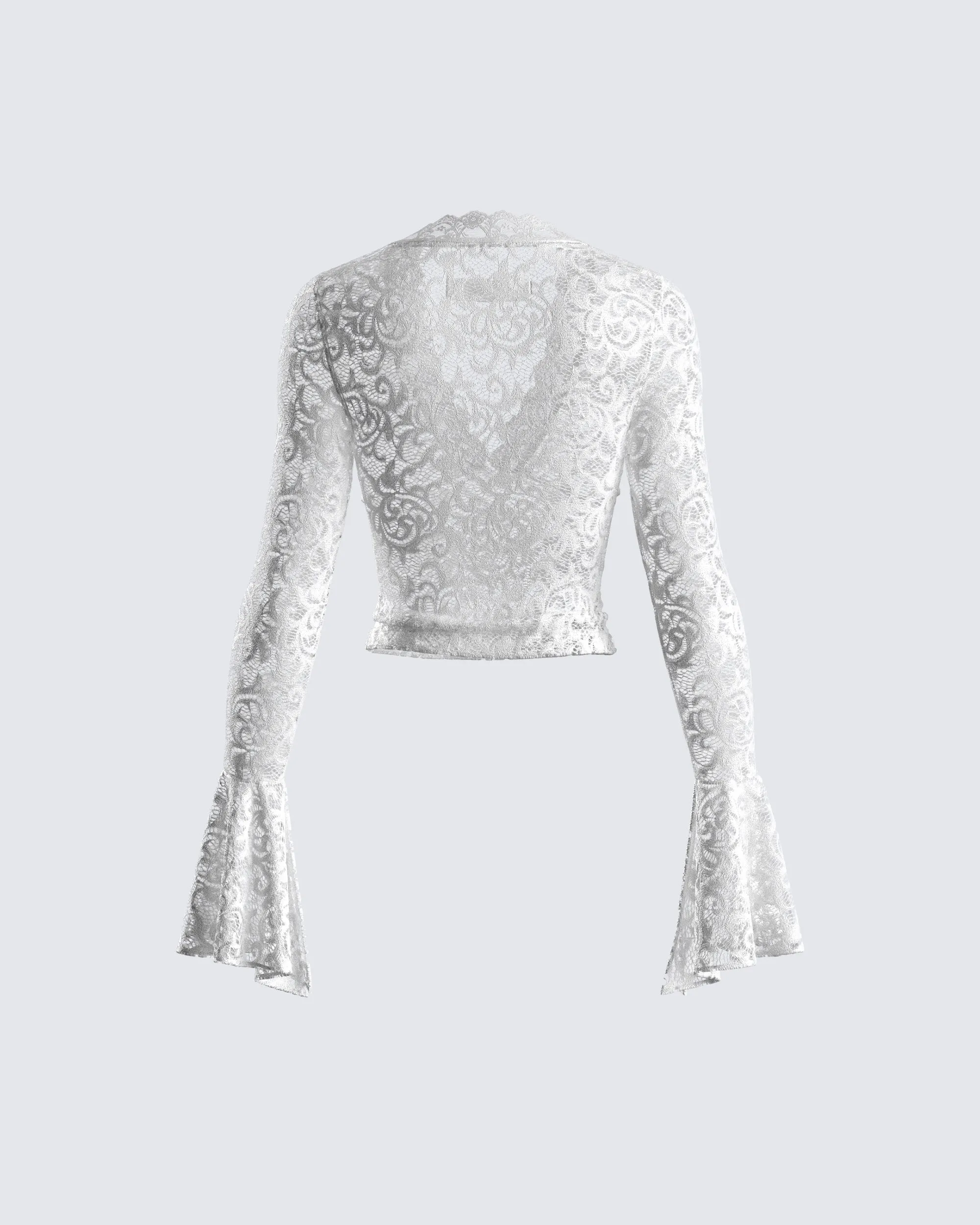 Priya White Lace Top sold by Finesse product image thumbnail 3